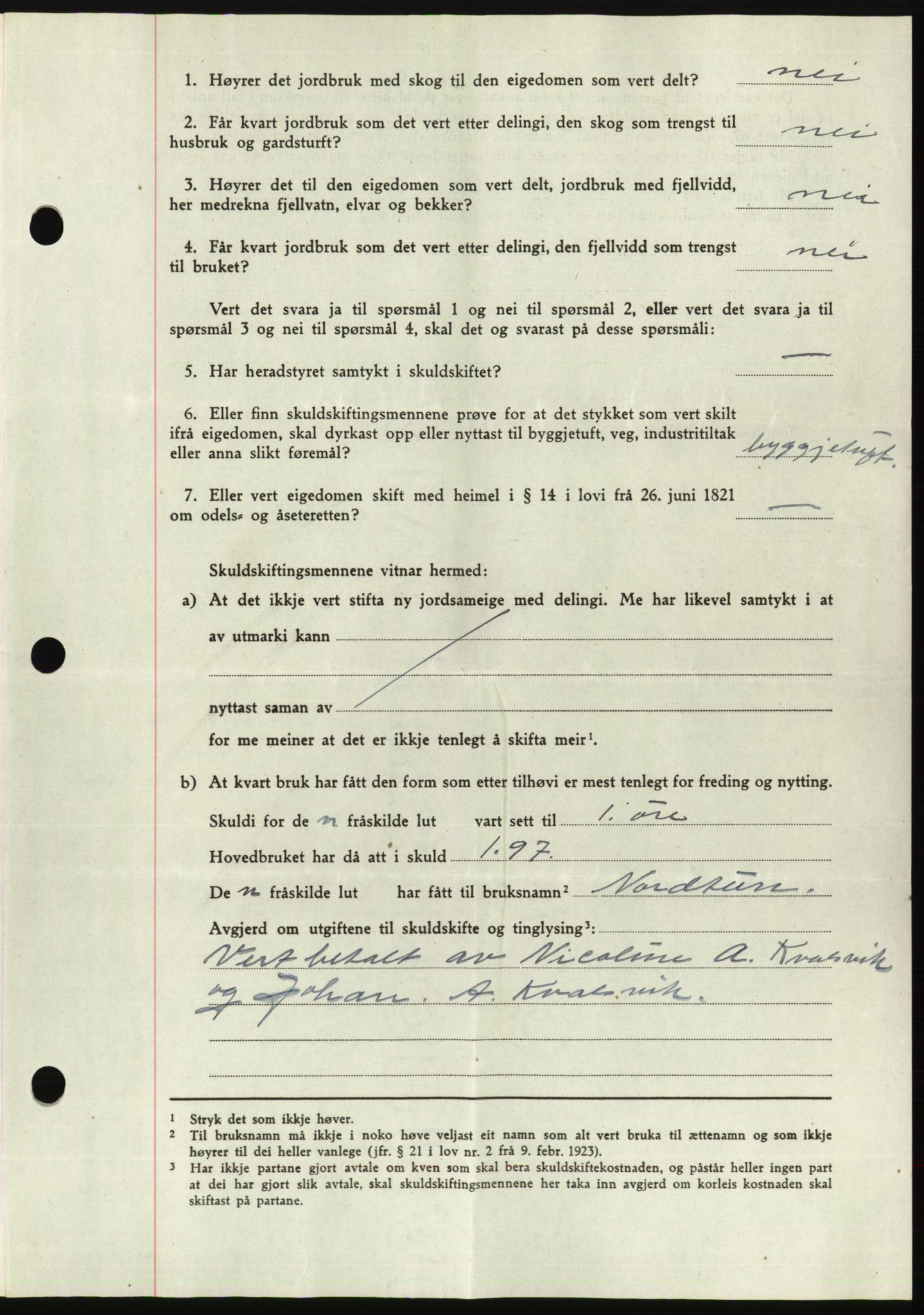 Søre Sunnmøre sorenskriveri, AV/SAT-A-4122/1/2/2C/L0077: Pantebok nr. 3A, 1945-1946, Dagboknr: 25/1945