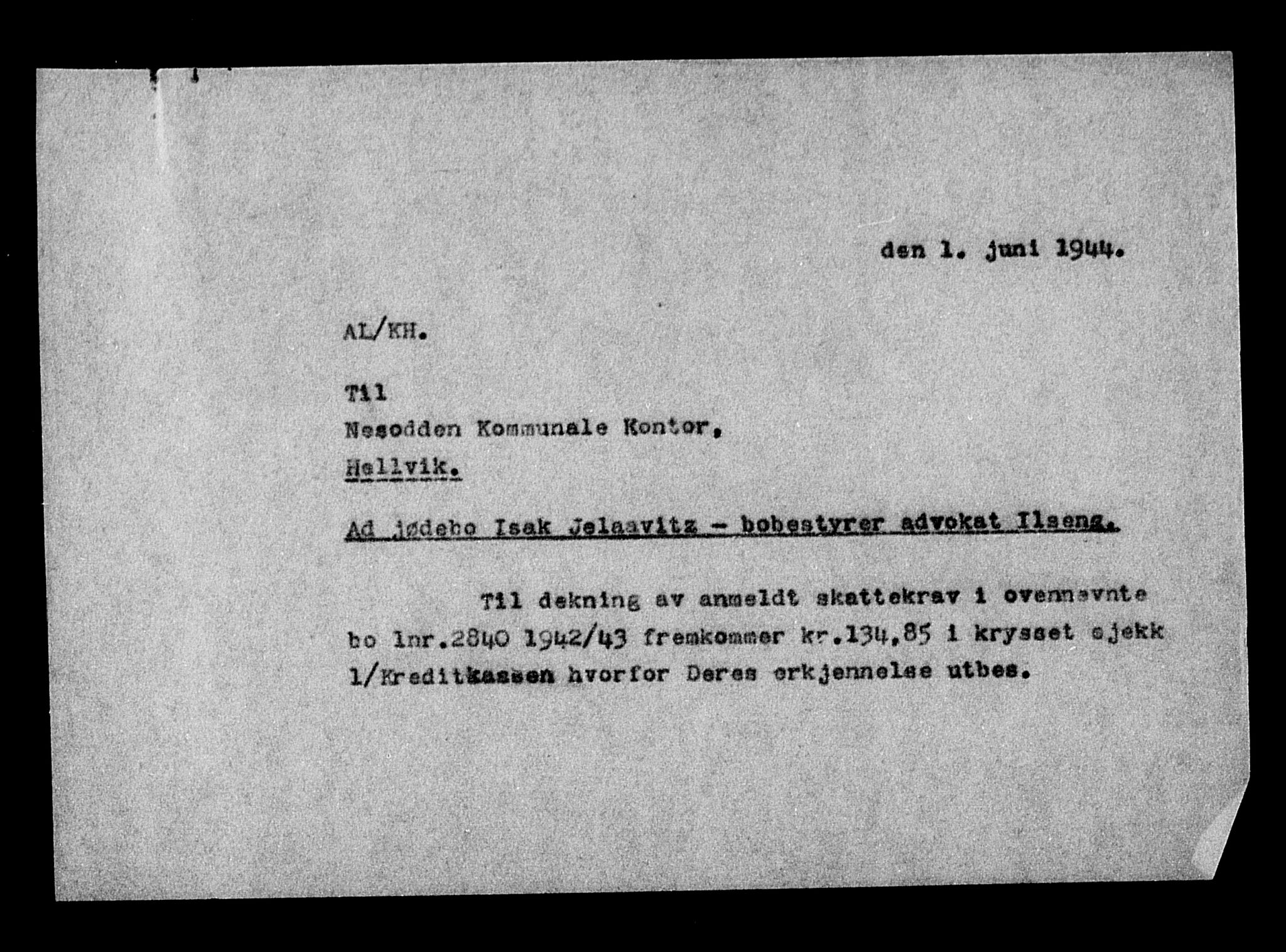 Justisdepartementet, Tilbakeføringskontoret for inndratte formuer, AV/RA-S-1564/H/Hc/Hcc/L0948: --, 1945-1947, s. 209
