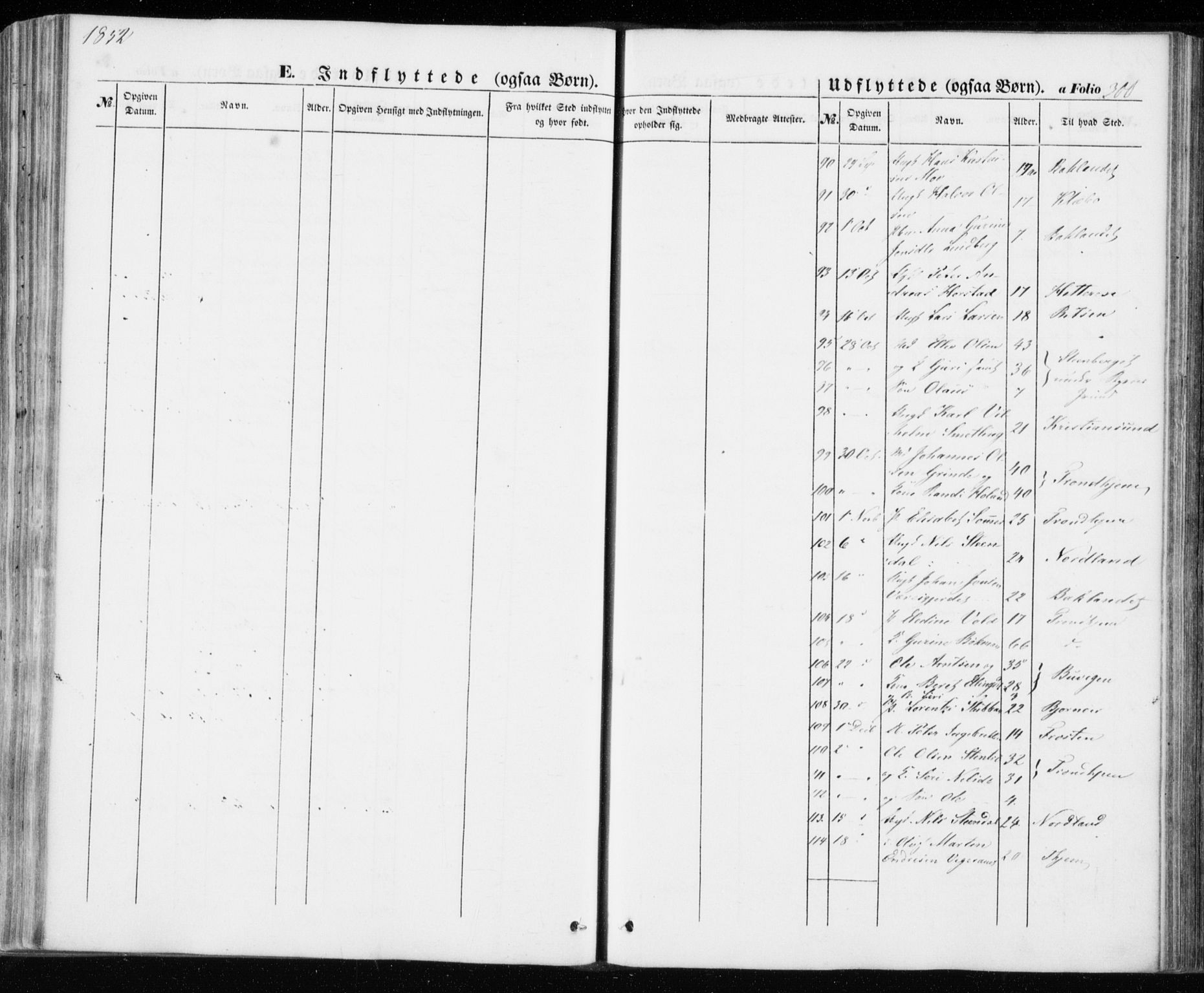 Ministerialprotokoller, klokkerbøker og fødselsregistre - Sør-Trøndelag, SAT/A-1456/606/L0291: Ministerialbok nr. 606A06, 1848-1856, s. 300
