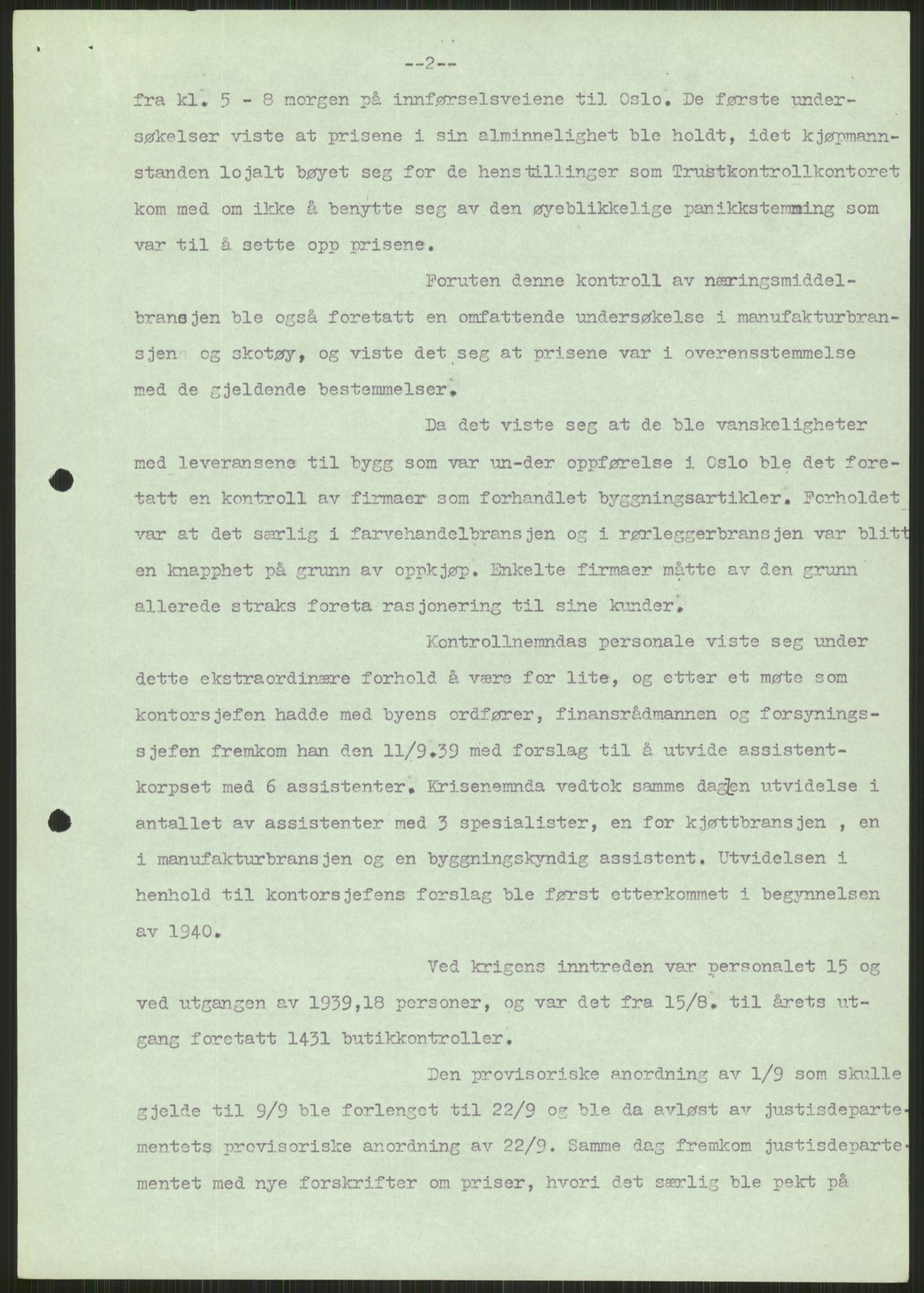 Forsvaret, Forsvarets krigshistoriske avdeling, AV/RA-RAFA-2017/Y/Ya/L0013: II-C-11-31 - Fylkesmenn.  Rapporter om krigsbegivenhetene 1940., 1940, s. 654