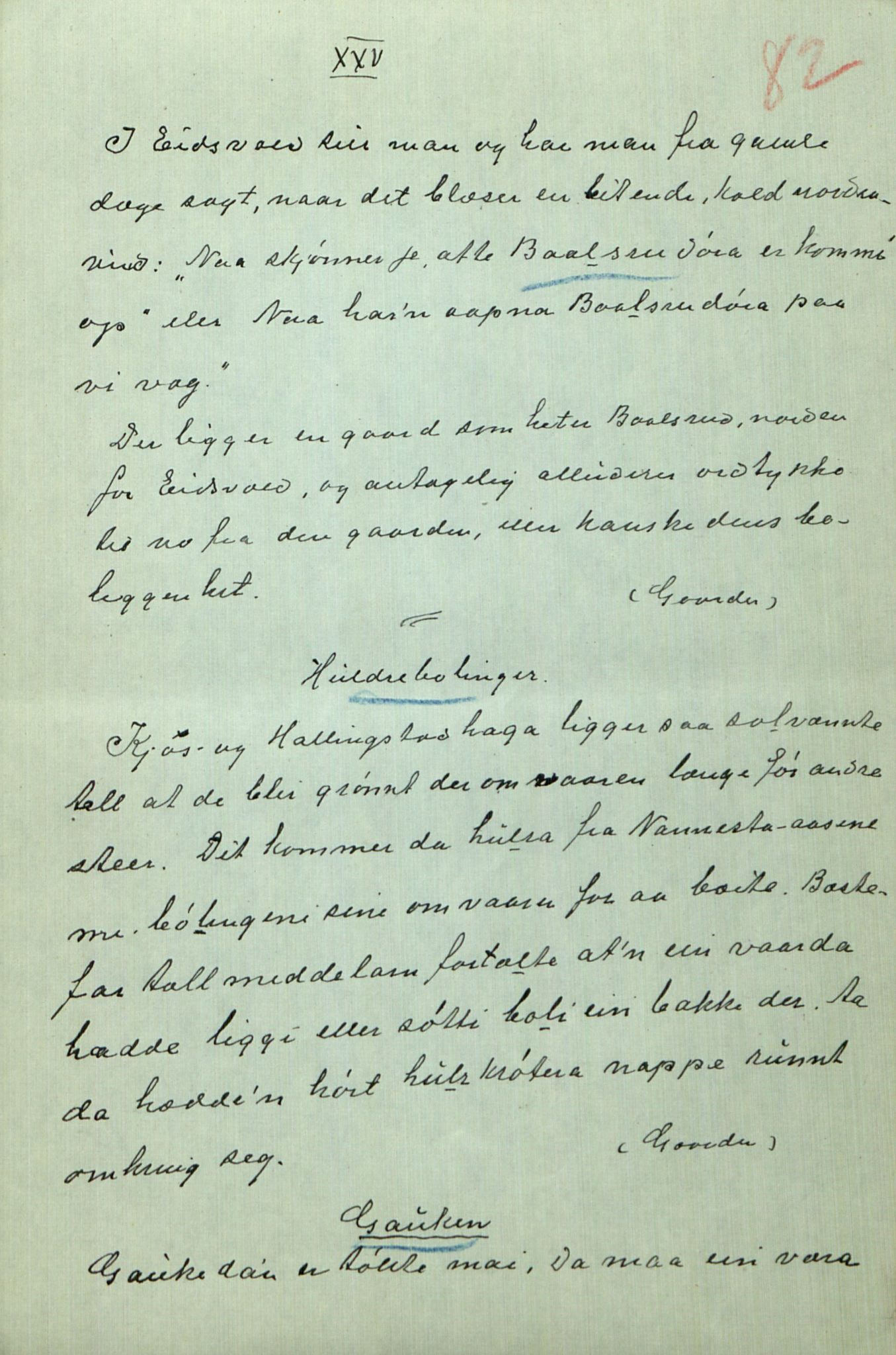 Rikard Berge, TEMU/TGM-A-1003/F/L0014/0040: 471-512 / 510 Brev til Berge frå Hankenæs + oppskrifter som H. kallar for sine, 1915-1917, s. 82