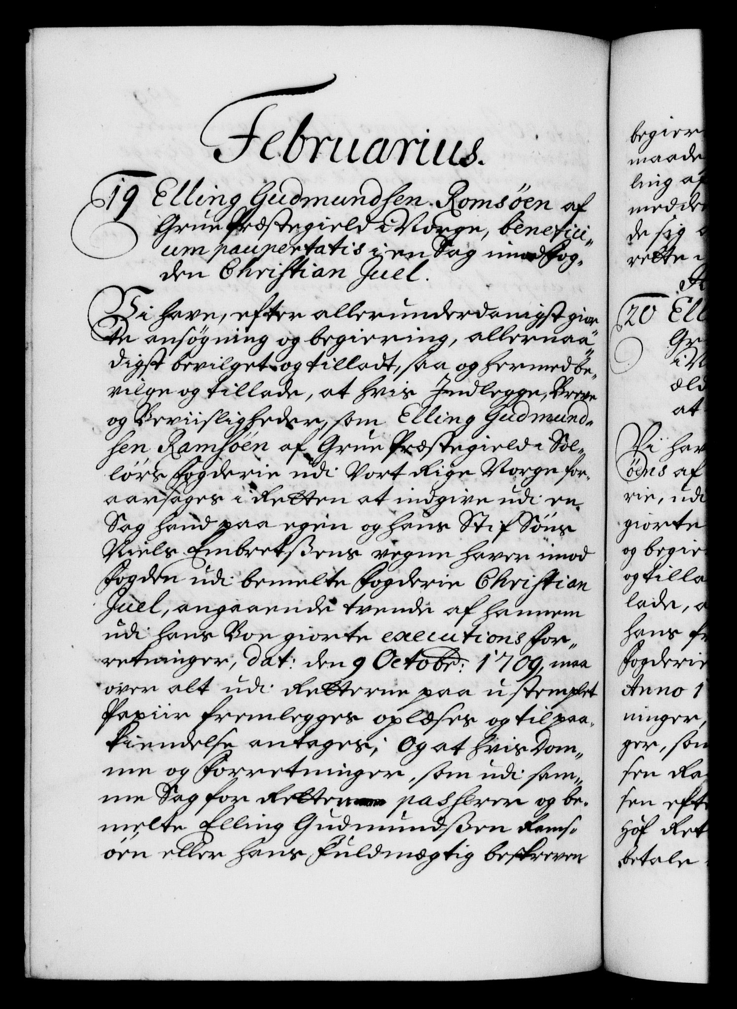 Danske Kanselli 1572-1799, RA/EA-3023/F/Fc/Fca/Fcaa/L0020: Norske registre, 1708-1711, s. 489b