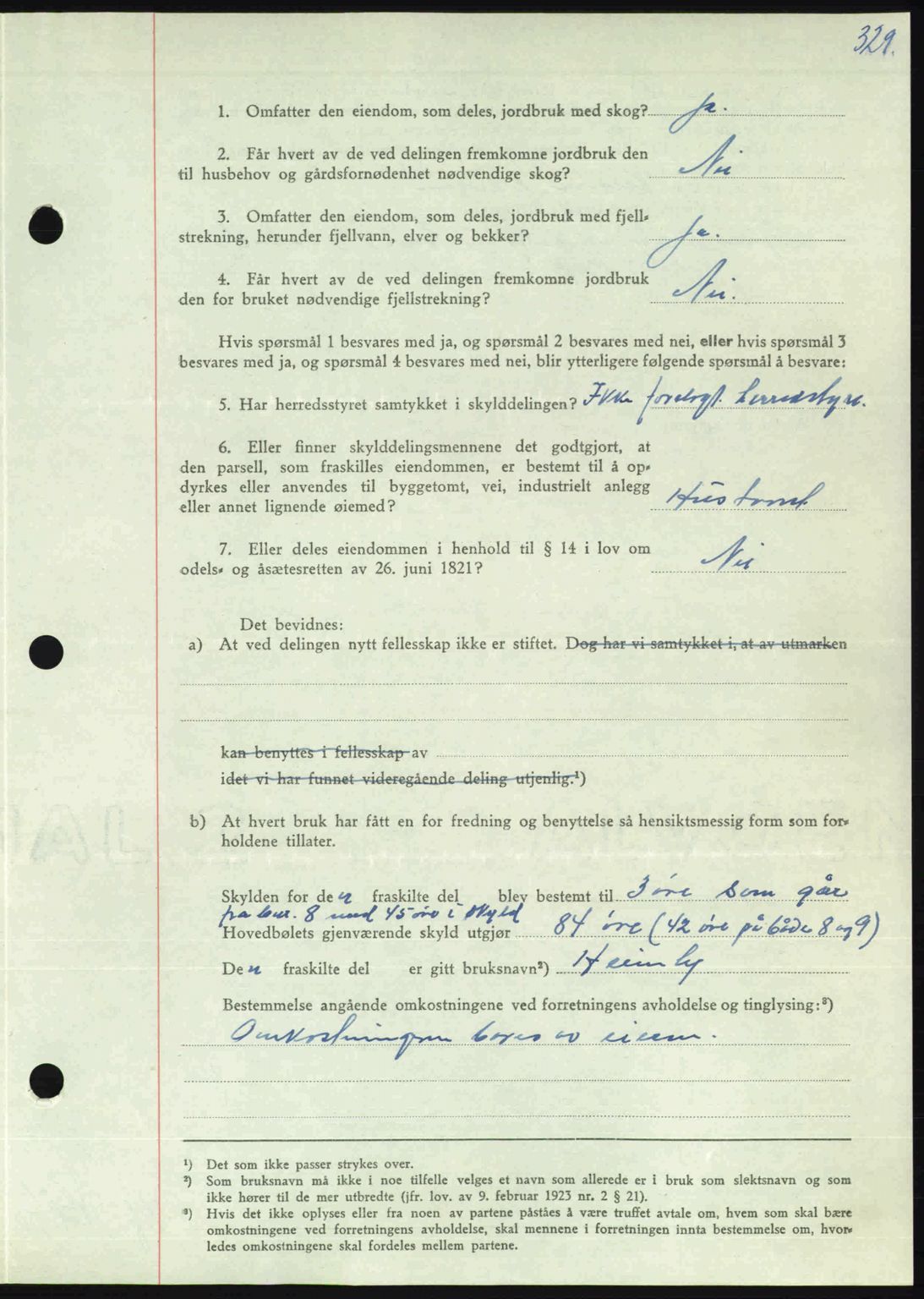 Nordmøre sorenskriveri, AV/SAT-A-4132/1/2/2Ca: Pantebok nr. A105, 1947-1947, Dagboknr: 1490/1947