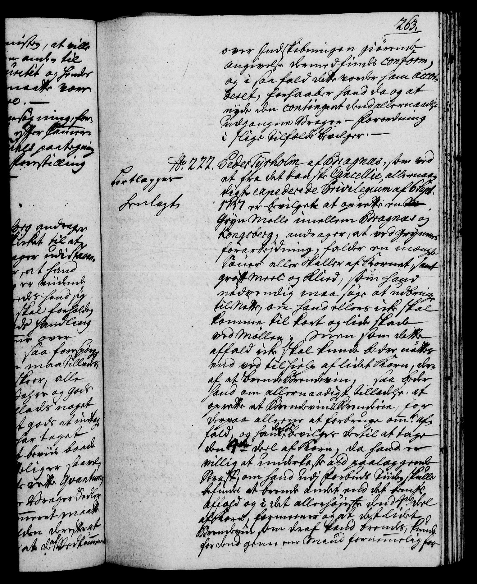 Rentekammeret, Kammerkanselliet, RA/EA-3111/G/Gh/Gha/L0023: Norsk ekstraktmemorialprotokoll (merket RK 53.68), 1741-1742, s. 263