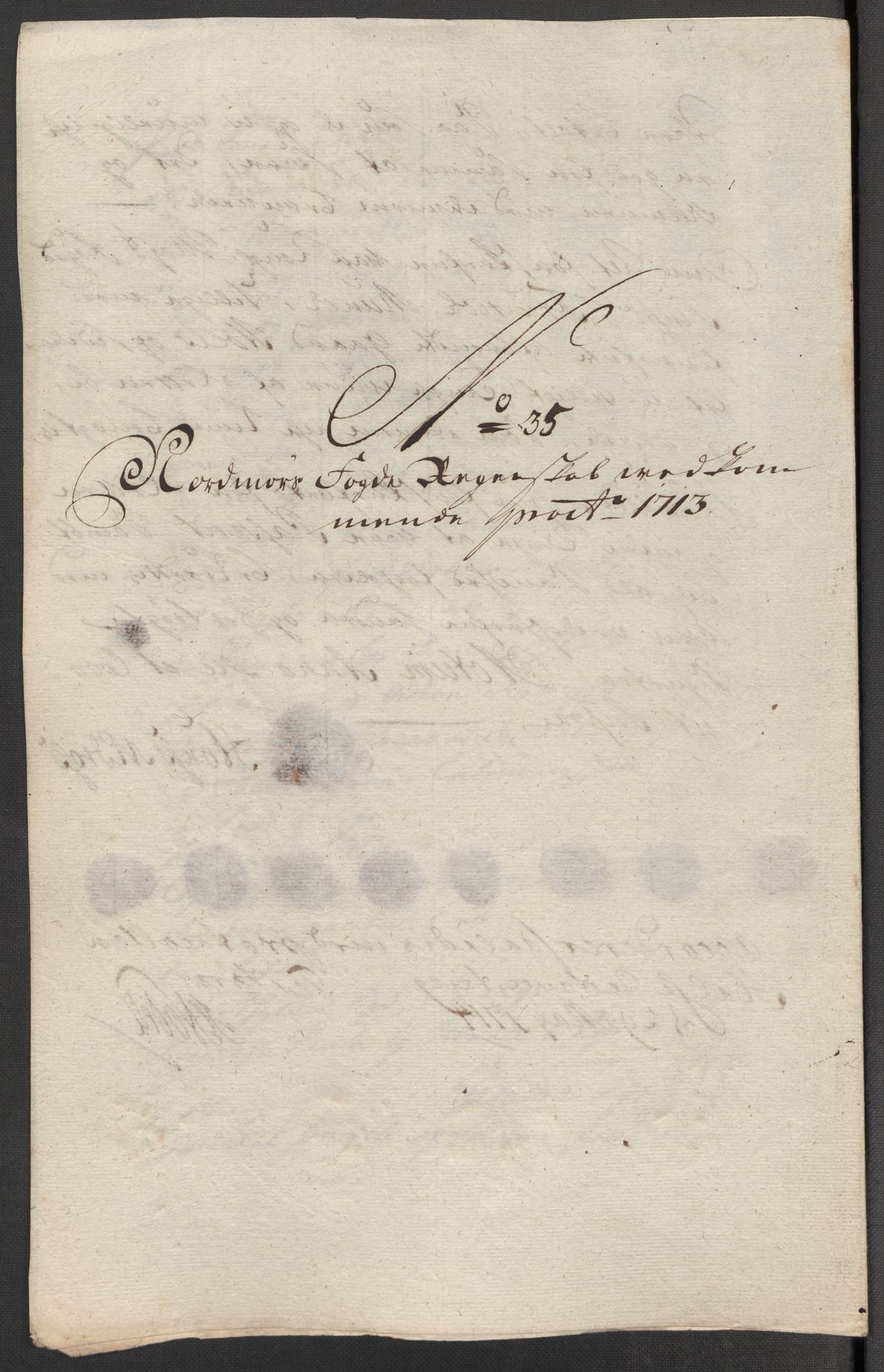 Rentekammeret inntil 1814, Reviderte regnskaper, Fogderegnskap, AV/RA-EA-4092/R56/L3747: Fogderegnskap Nordmøre, 1713, s. 212