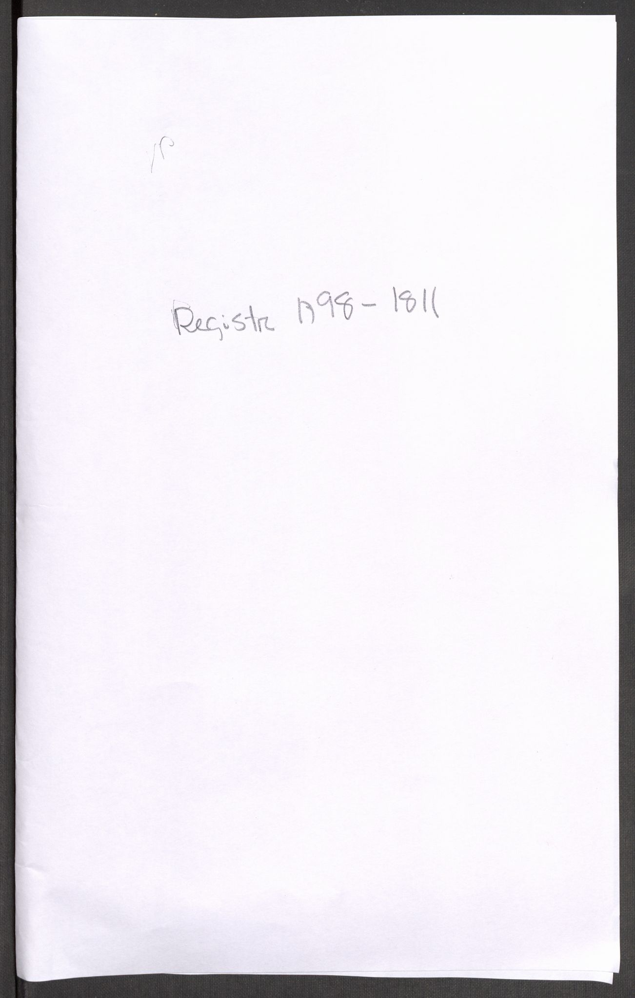 Kommersekollegiet, Brannforsikringskontoret 1767-1814, AV/RA-EA-5458/F/Fb/L0064/0001: Finnmarkens amt / Registre, 1798-1811