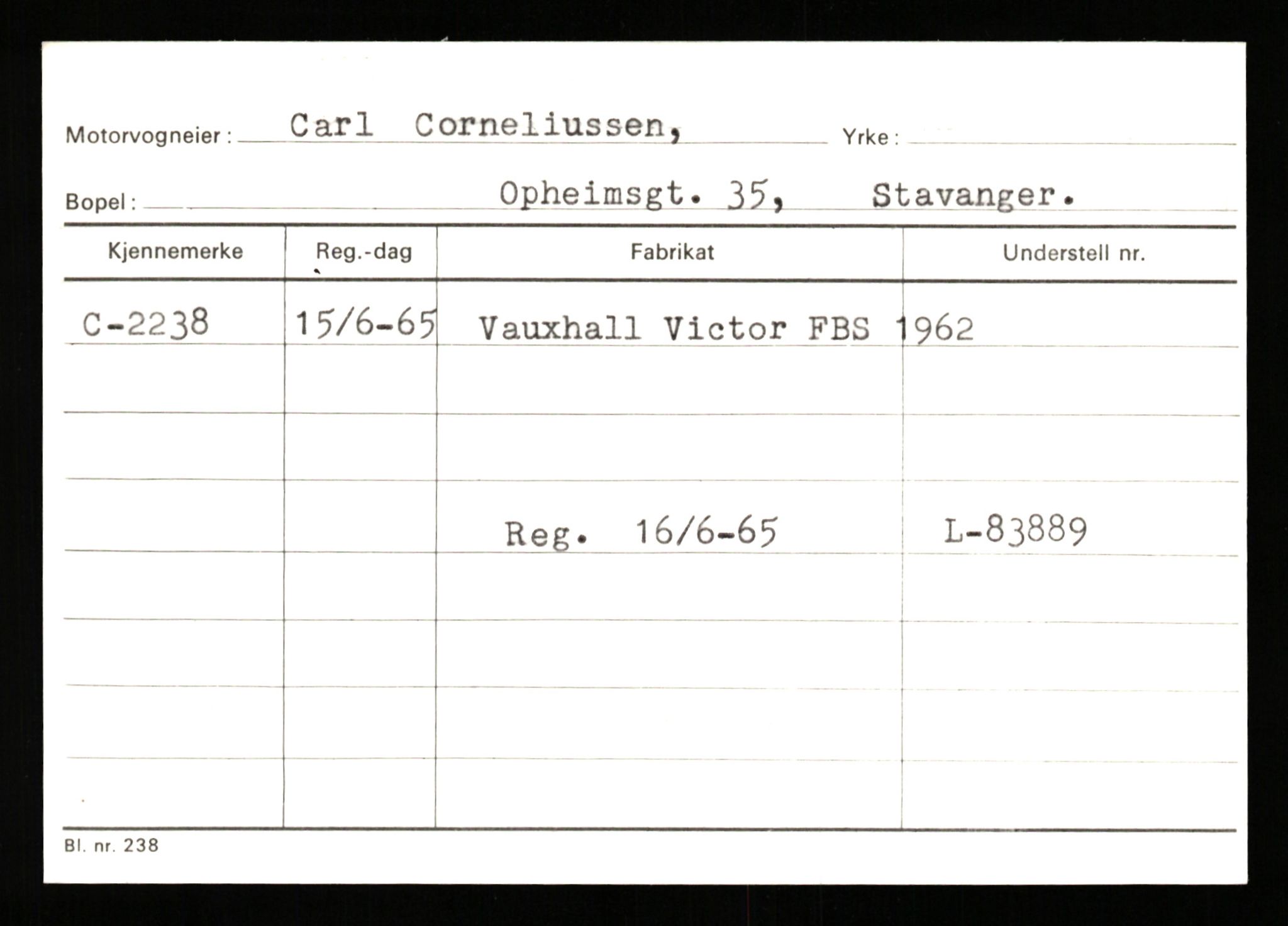 Stavanger trafikkstasjon, SAST/A-101942/0/G/L0001: Registreringsnummer: 0 - 5782, 1930-1971, s. 1521