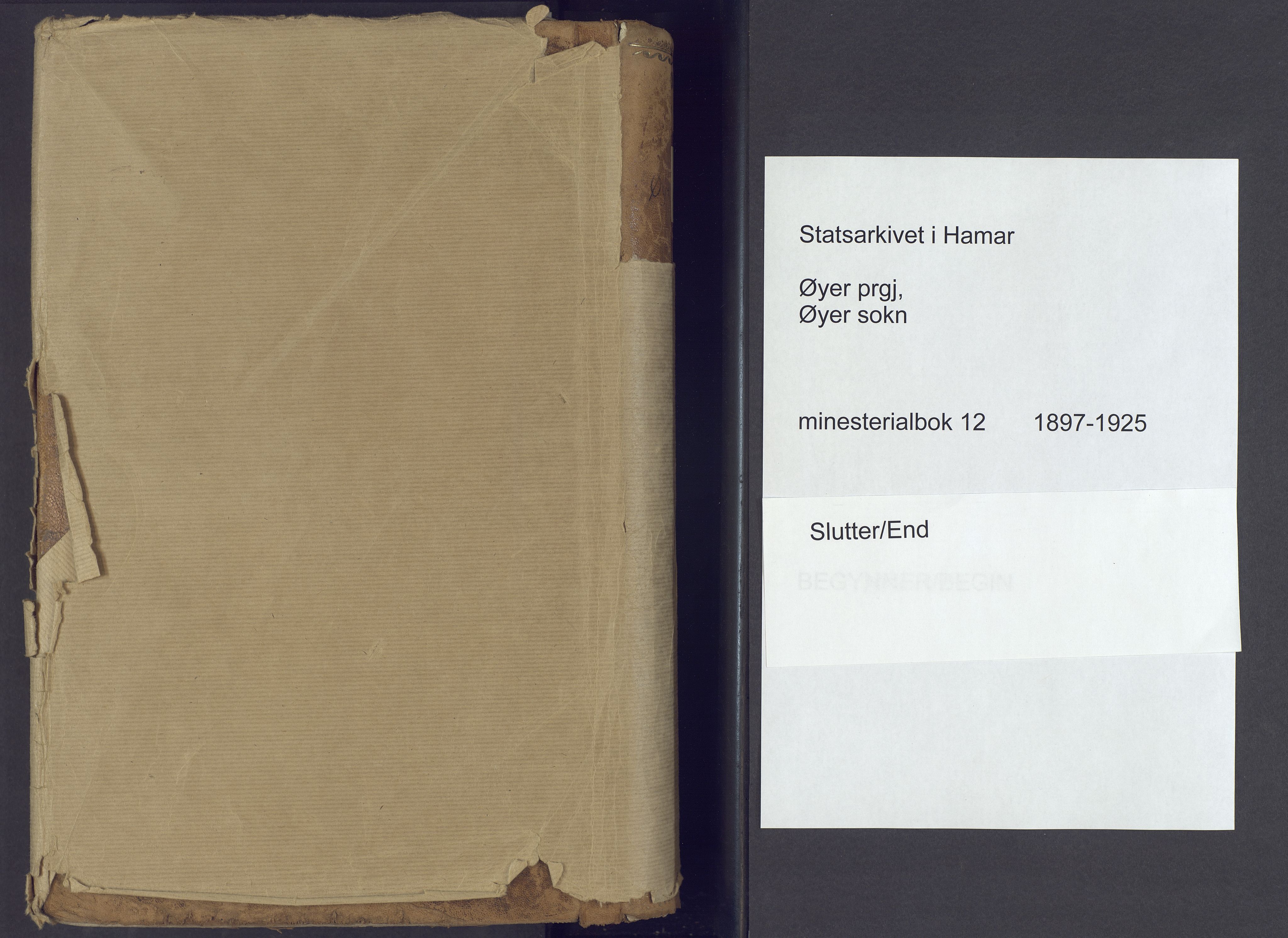 Øyer prestekontor, AV/SAH-PREST-084/H/Ha/Haa/L0012: Ministerialbok nr. 12, 1897-1920