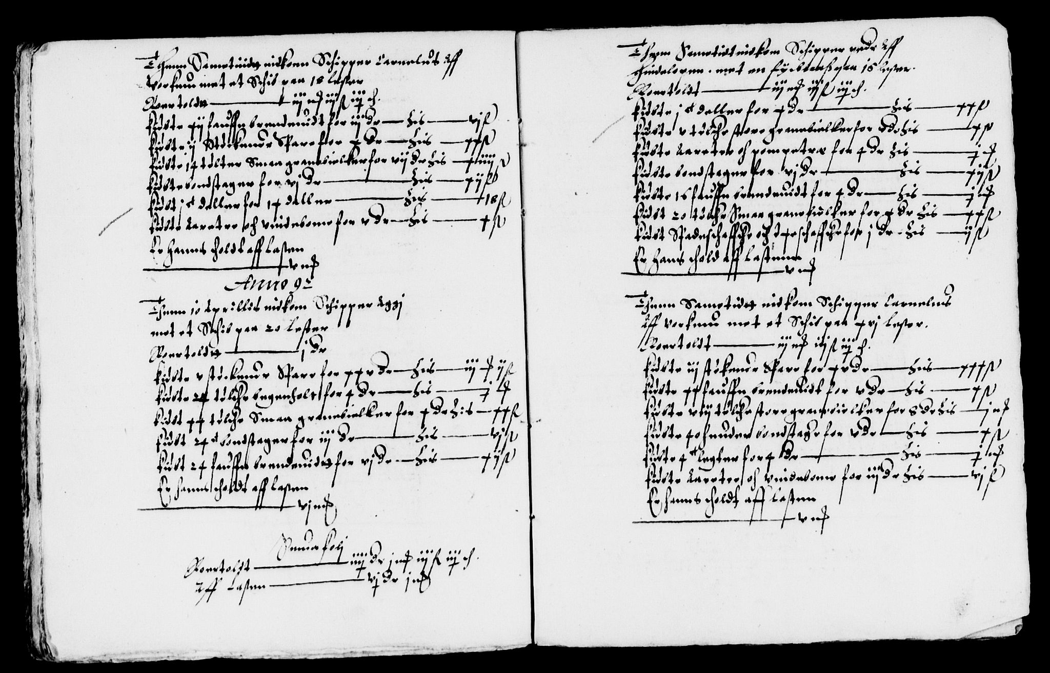 Rentekammeret inntil 1814, Reviderte regnskaper, Lensregnskaper, AV/RA-EA-5023/R/Rb/Rbo/L0001: Tønsberg len, 1584-1612