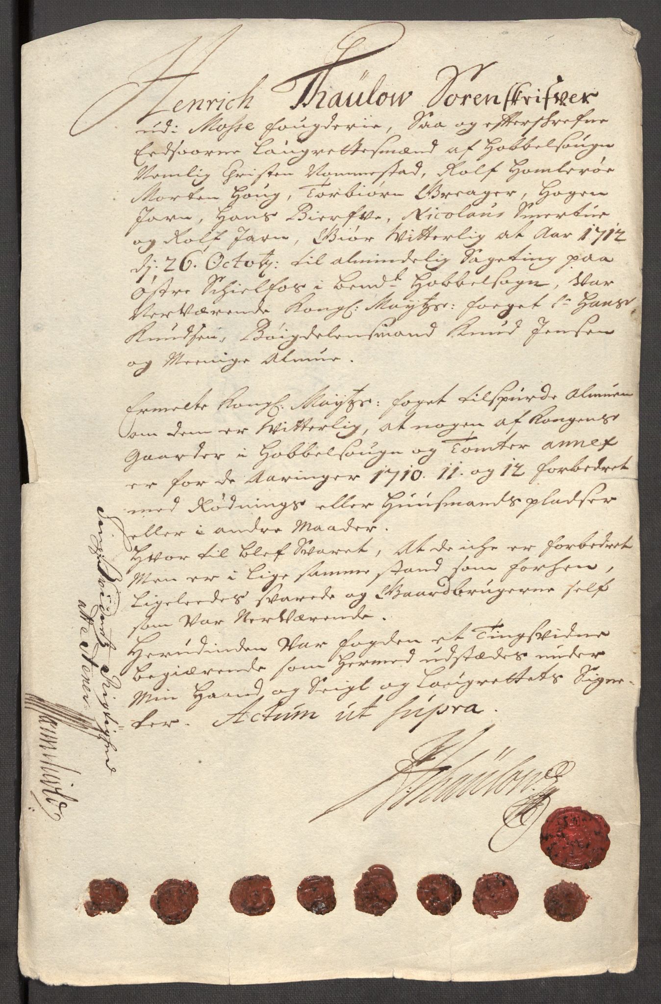 Rentekammeret inntil 1814, Reviderte regnskaper, Fogderegnskap, RA/EA-4092/R04/L0137: Fogderegnskap Moss, Onsøy, Tune, Veme og Åbygge, 1712, s. 72