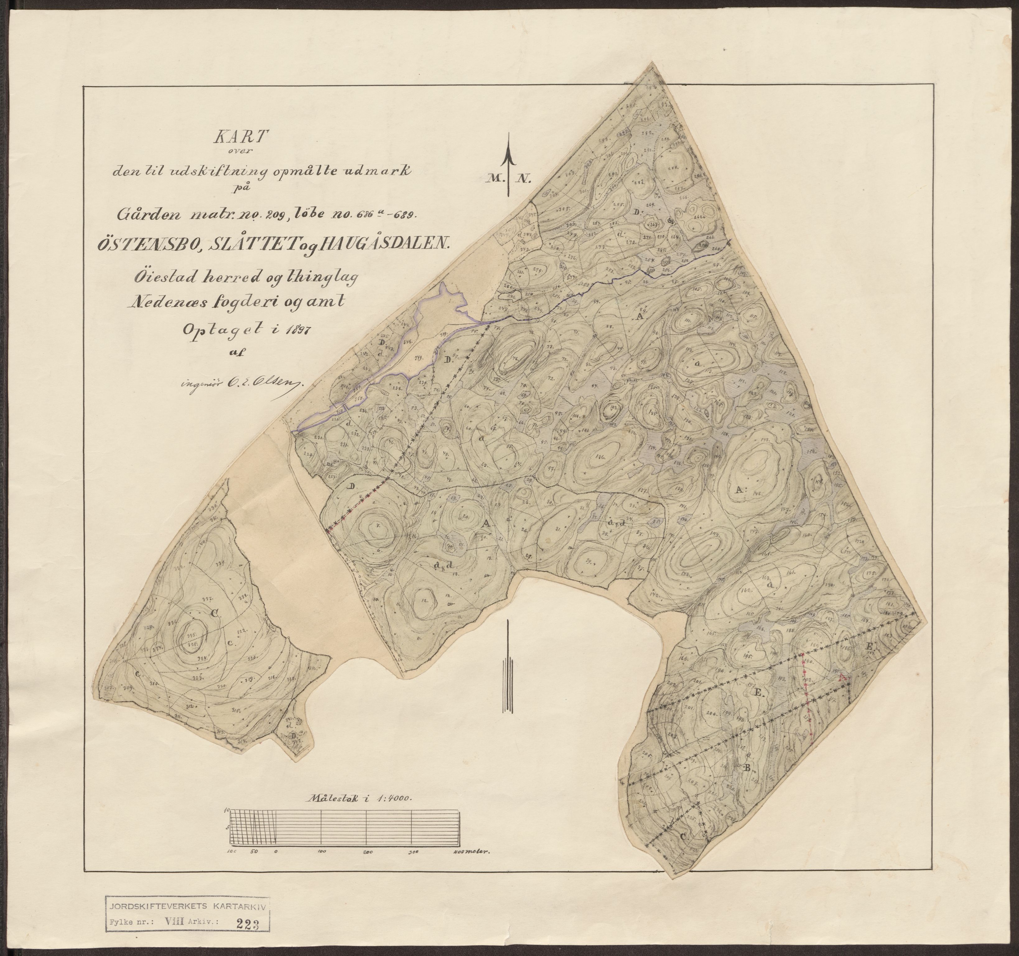 Jordskifteverkets kartarkiv, AV/RA-S-3929/T, 1859-1988, s. 258