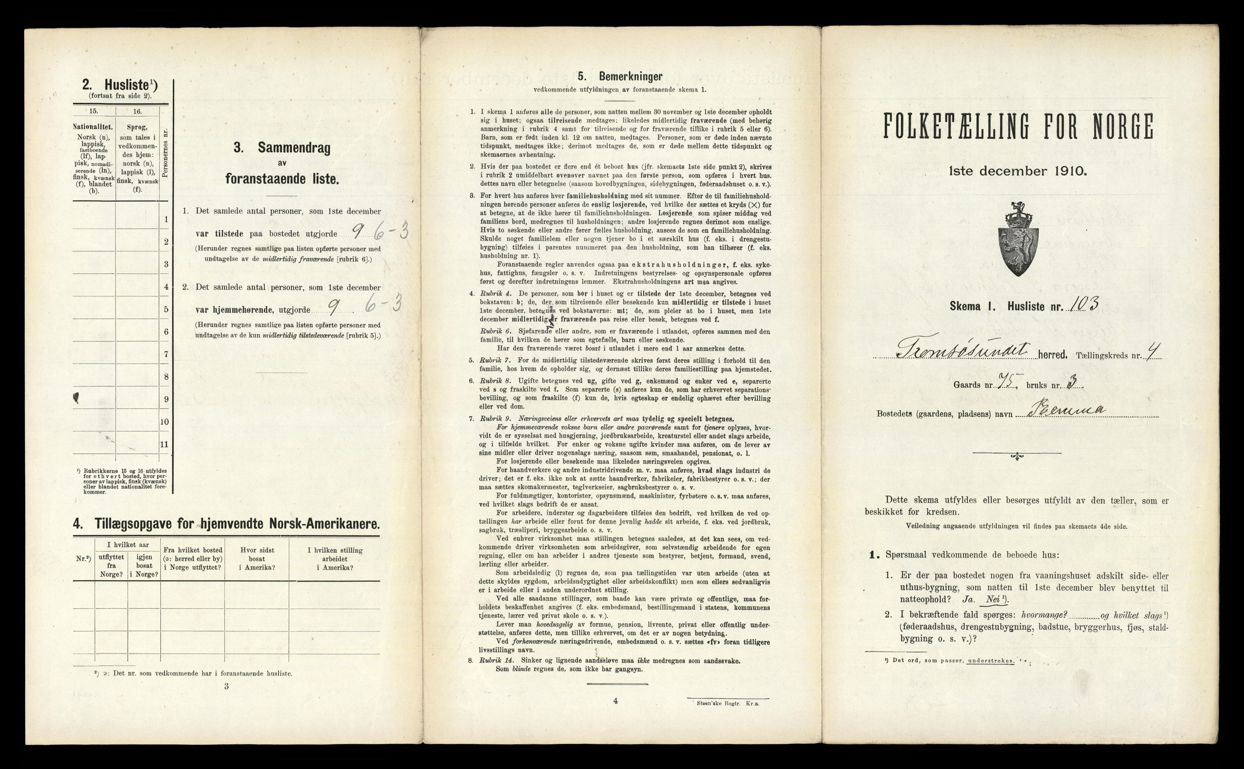 RA, Folketelling 1910 for 1934 Tromsøysund herred, 1910, s. 1015