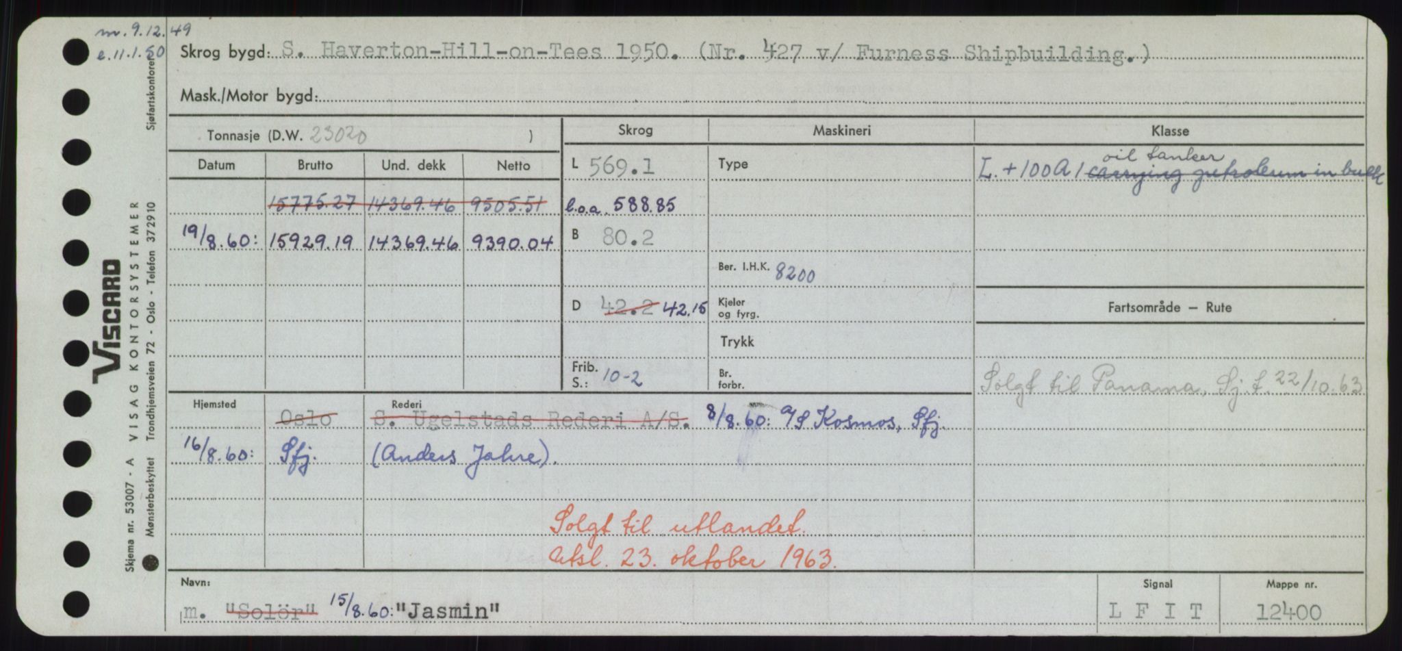 Sjøfartsdirektoratet med forløpere, Skipsmålingen, AV/RA-S-1627/H/Hd/L0019: Fartøy, J, s. 287