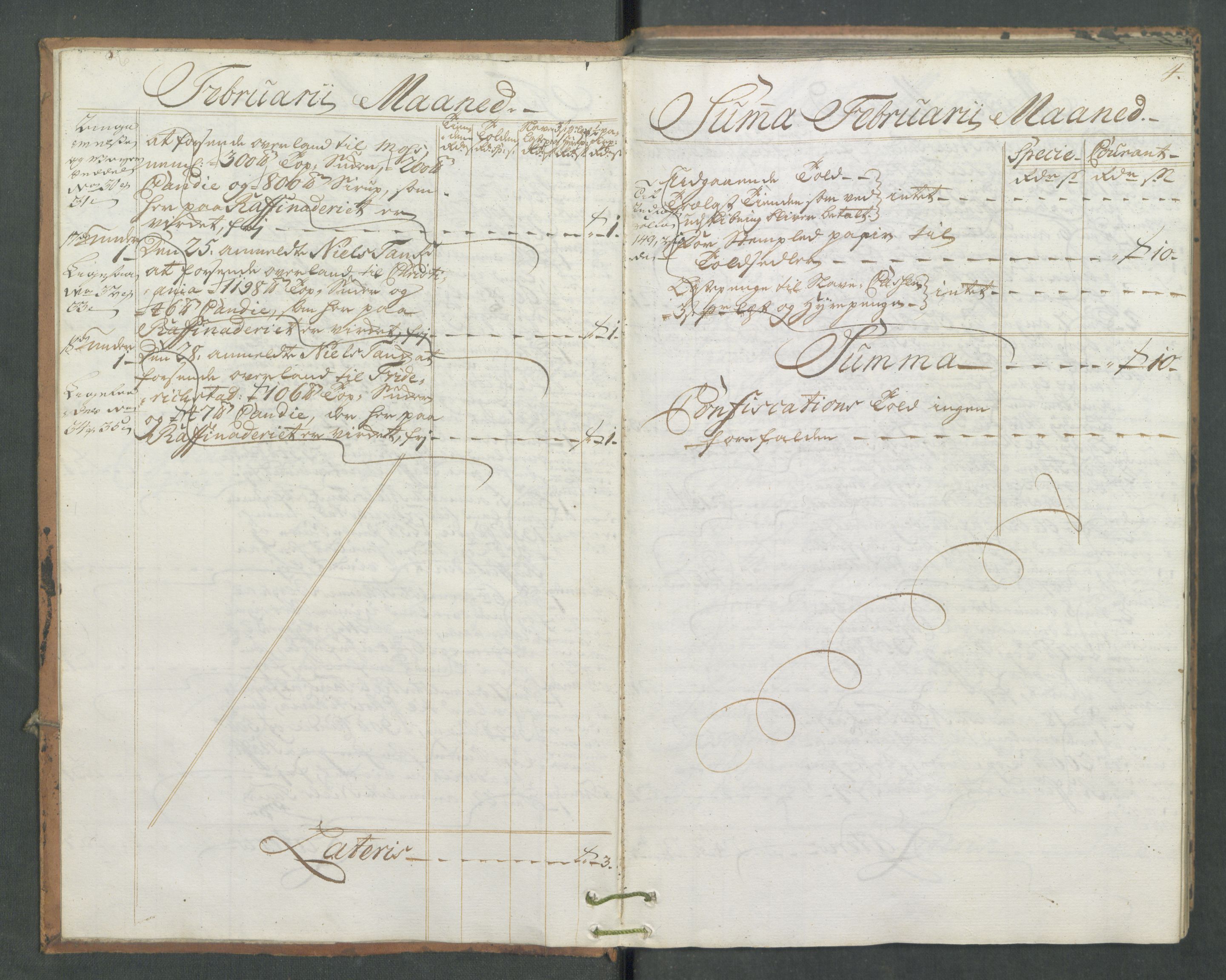 Generaltollkammeret, tollregnskaper, AV/RA-EA-5490/R01/L0041/0001: Tollregnskaper Fredrikshald / Utgående hovedtollbok, 1760
