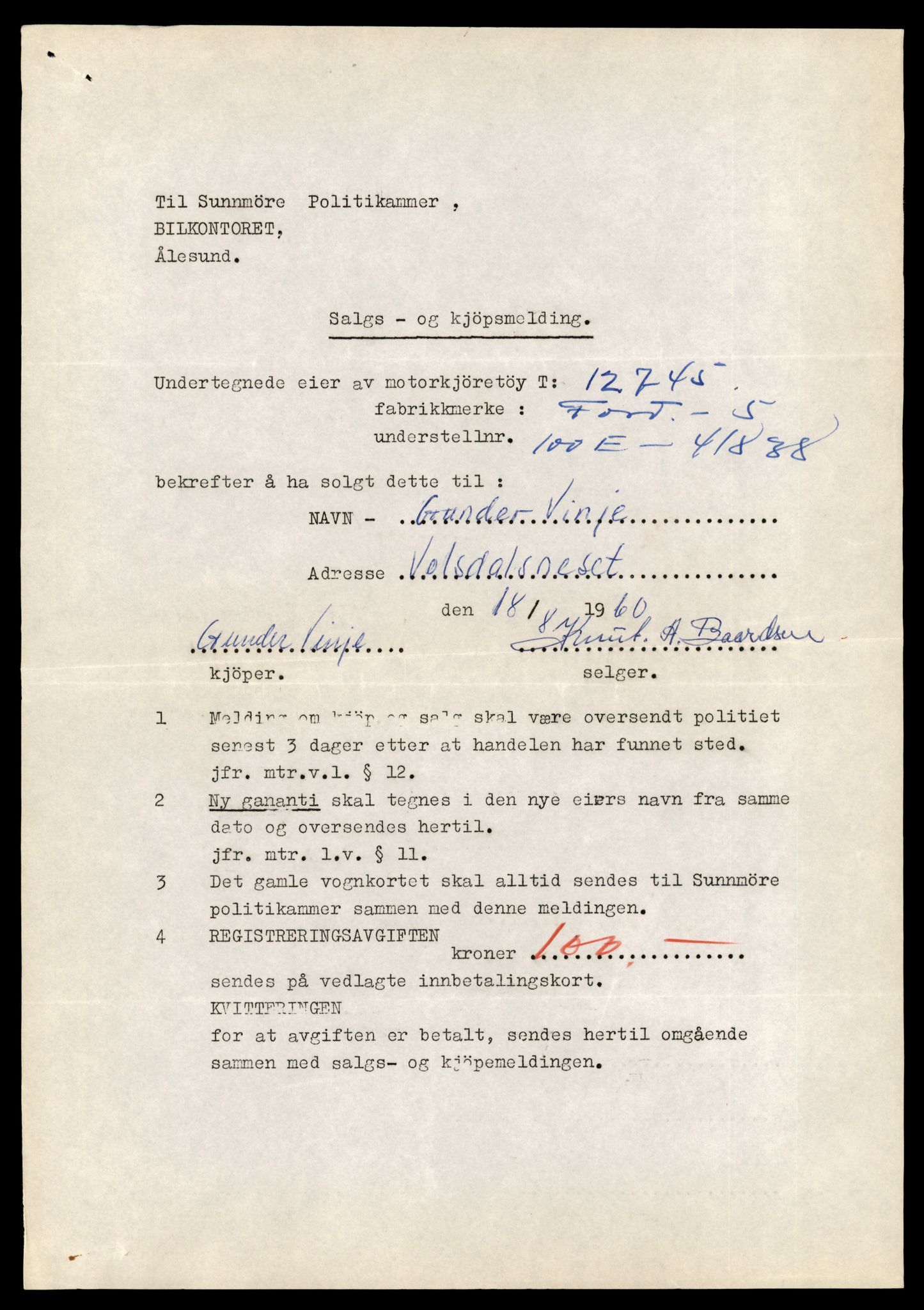 Møre og Romsdal vegkontor - Ålesund trafikkstasjon, AV/SAT-A-4099/F/Fe/L0035: Registreringskort for kjøretøy T 12653 - T 12829, 1927-1998, s. 1782