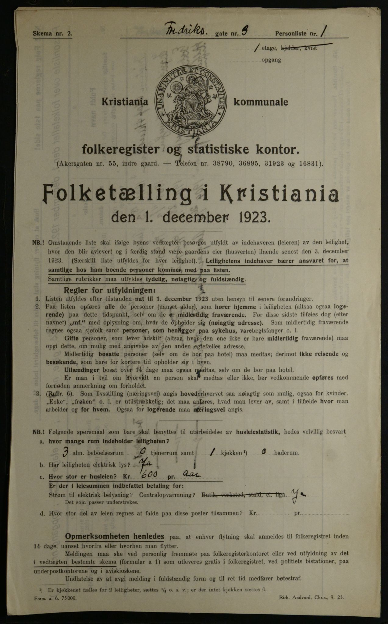 OBA, Kommunal folketelling 1.12.1923 for Kristiania, 1923, s. 29720