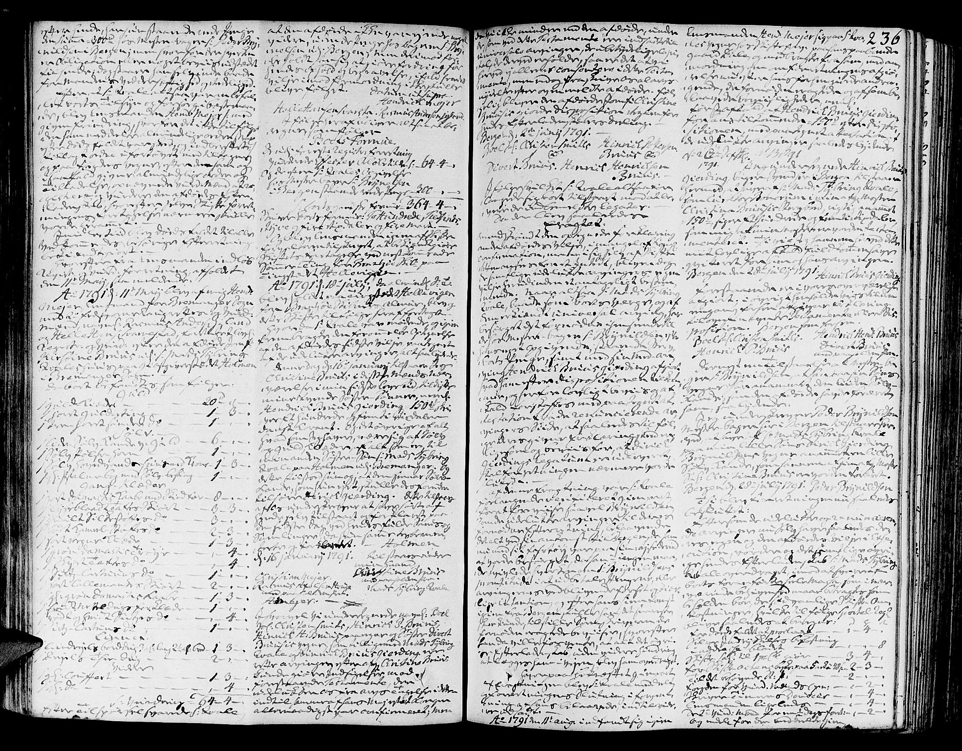Sunnfjord tingrett, AV/SAB-A-3201/1/H/Ha/Hab/L0010: Skifteprotokoll, 1787-1798, s. 235b-236a