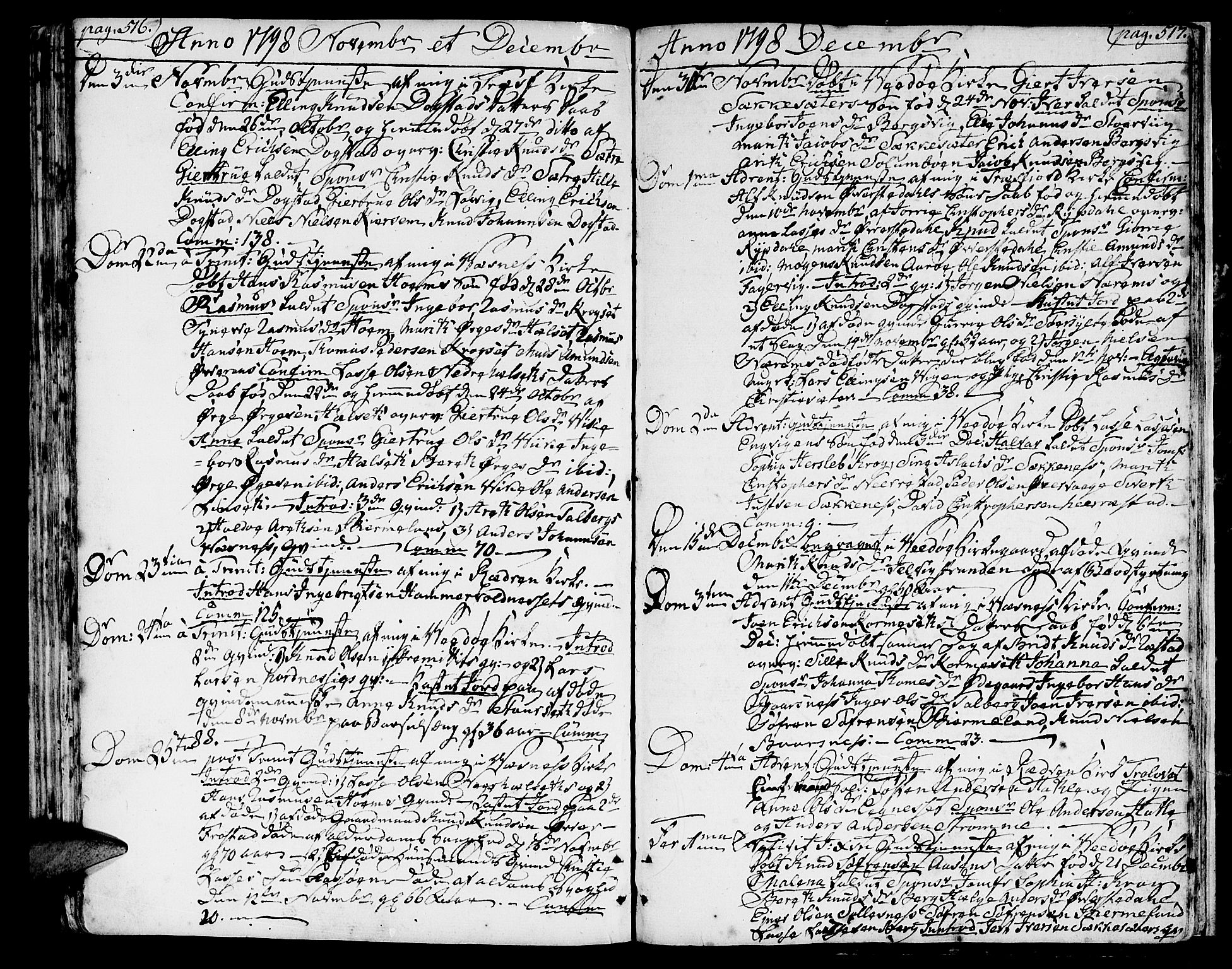 Ministerialprotokoller, klokkerbøker og fødselsregistre - Møre og Romsdal, AV/SAT-A-1454/547/L0600: Ministerialbok nr. 547A02, 1765-1799, s. 516-517