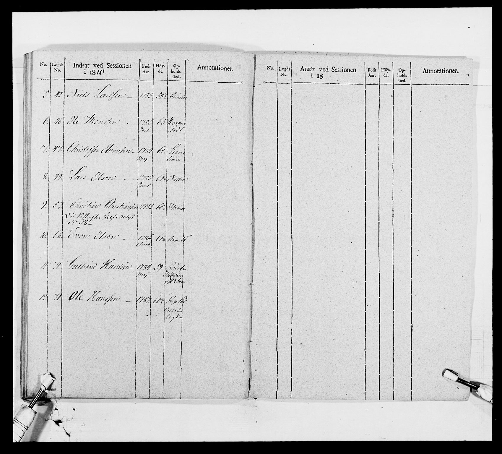 Generalitets- og kommissariatskollegiet, Det kongelige norske kommissariatskollegium, AV/RA-EA-5420/E/Eh/L0003: 1. Sønnafjelske dragonregiment, 1767-1812, s. 800