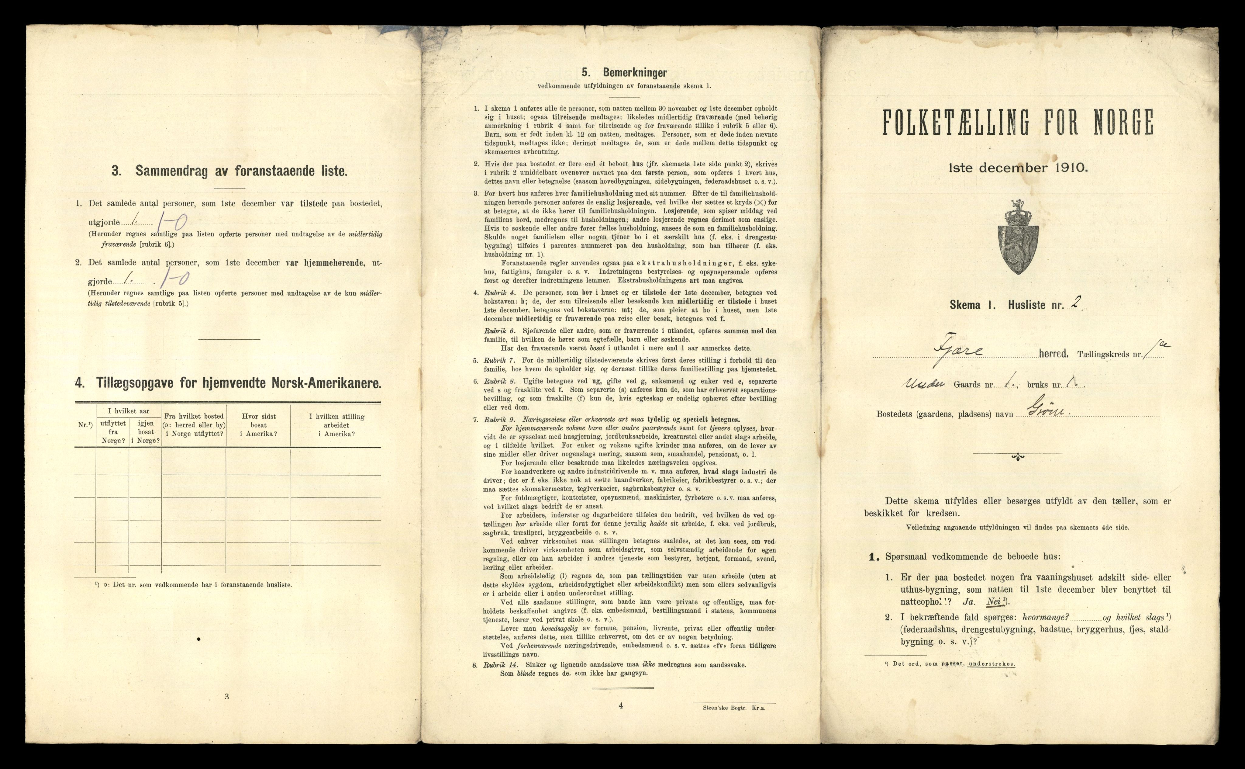 RA, Folketelling 1910 for 0923 Fjære herred, 1910, s. 51