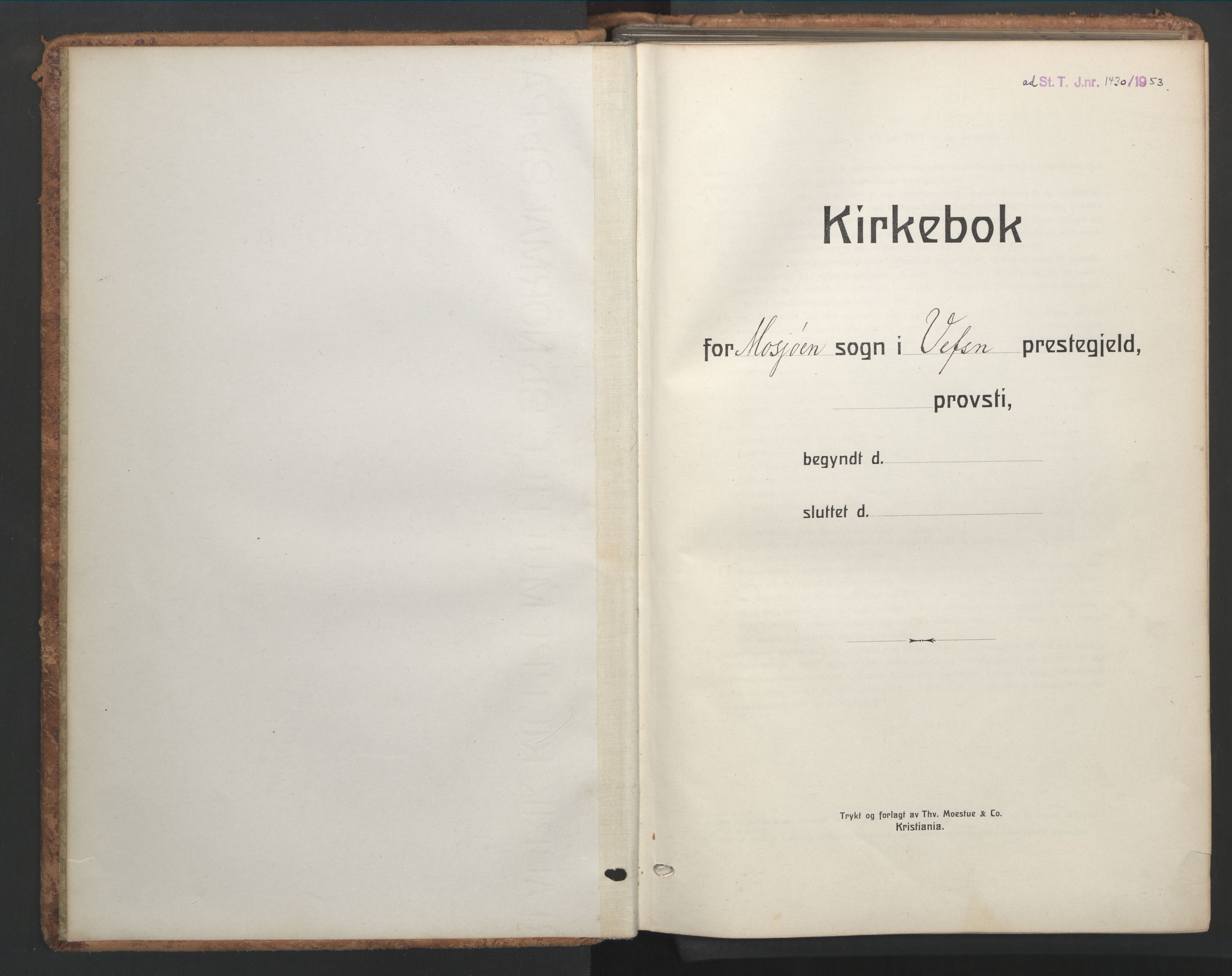 Ministerialprotokoller, klokkerbøker og fødselsregistre - Nordland, SAT/A-1459/820/L0303: Klokkerbok nr. 820C05, 1917-1952