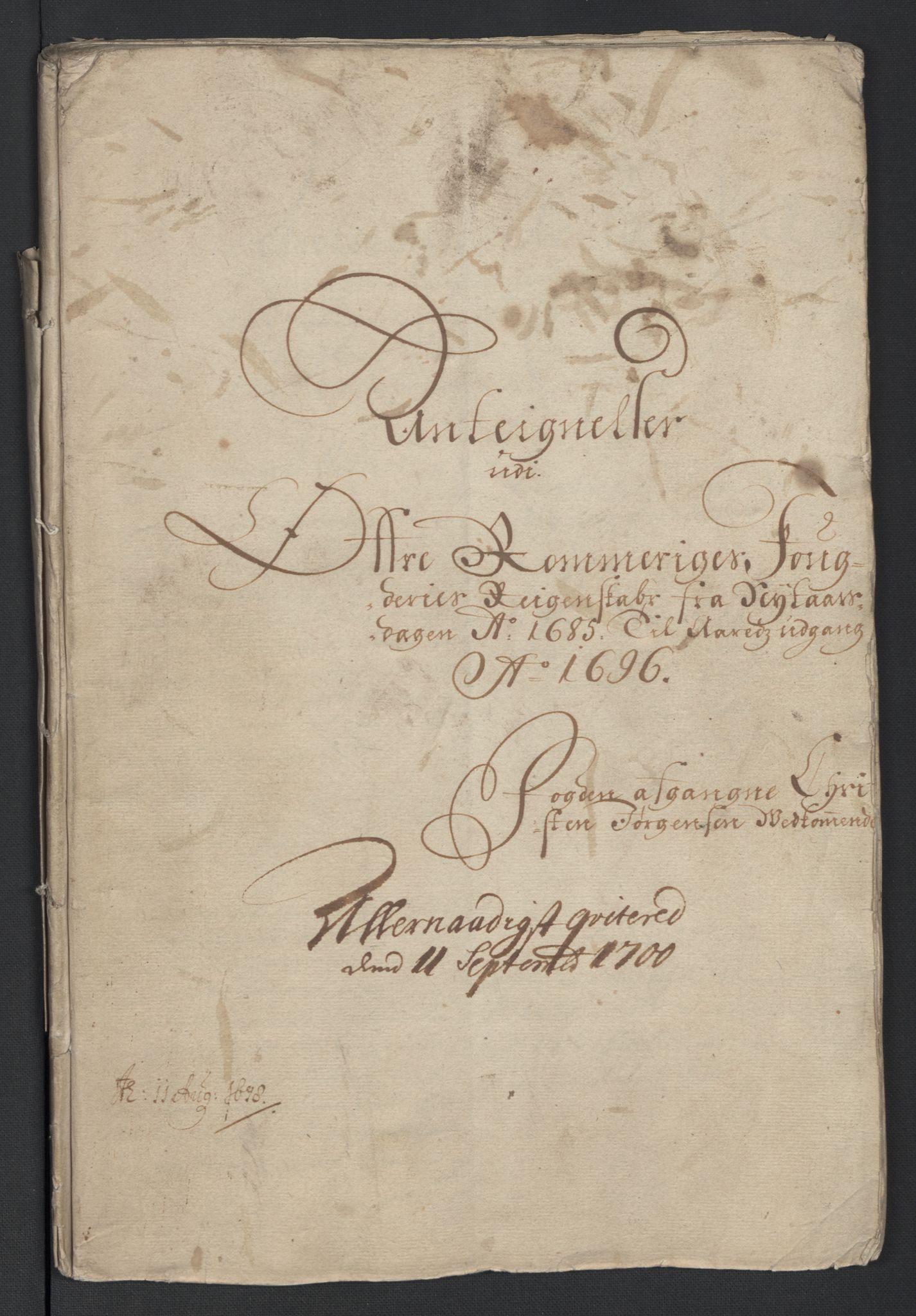 Rentekammeret inntil 1814, Reviderte regnskaper, Fogderegnskap, AV/RA-EA-4092/R12/L0708: Fogderegnskap Øvre Romerike, 1696, s. 257