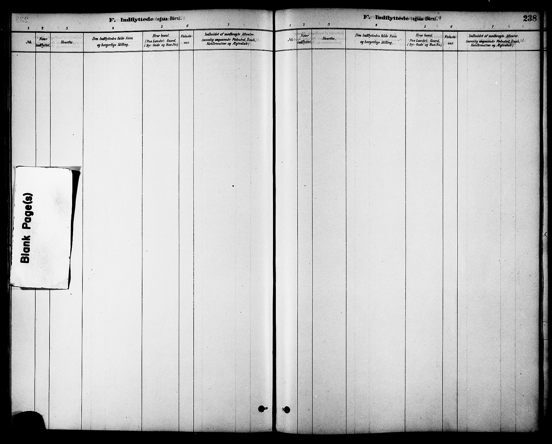 Ministerialprotokoller, klokkerbøker og fødselsregistre - Nordland, AV/SAT-A-1459/861/L0868: Ministerialbok nr. 861A03, 1879-1889, s. 238
