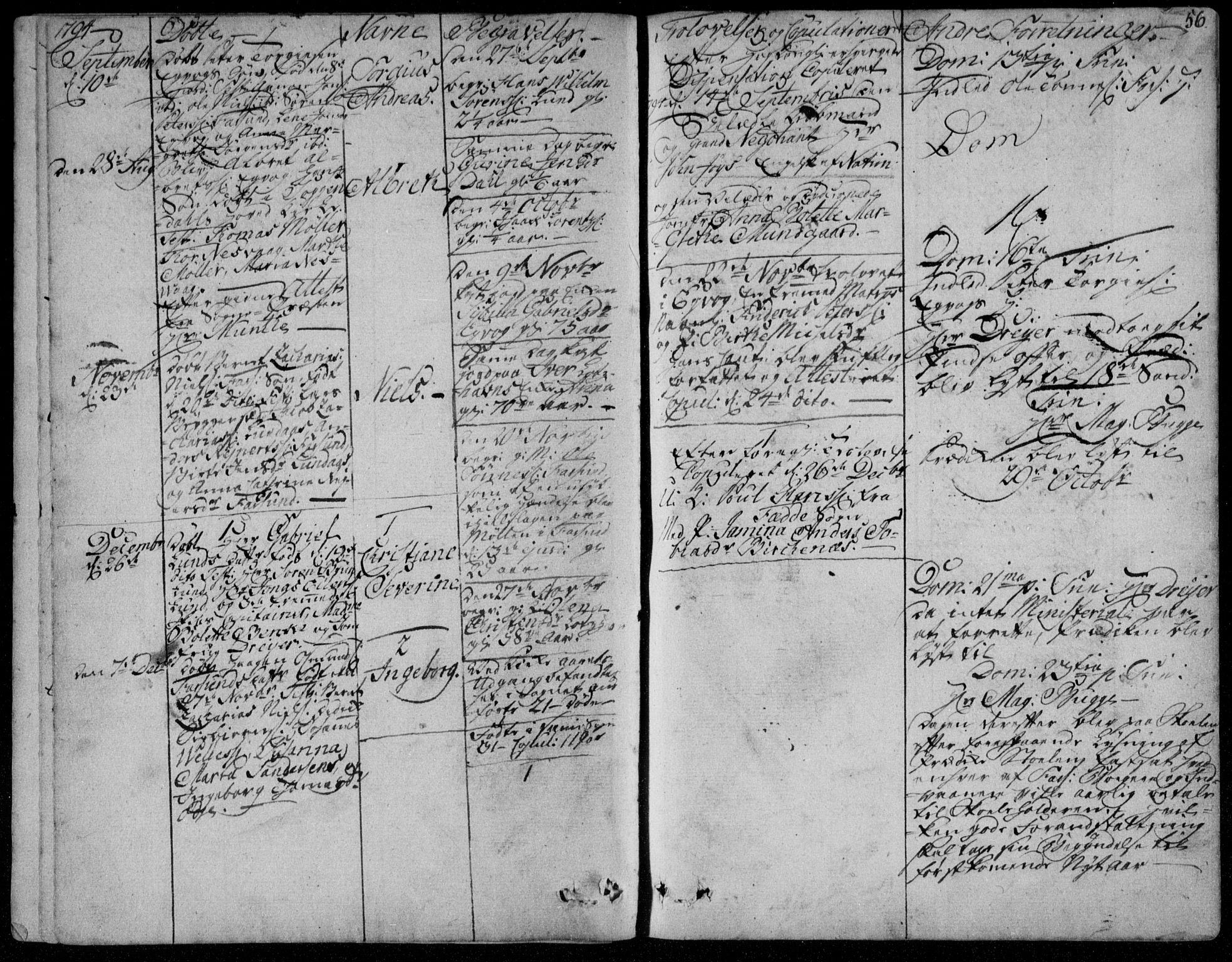 Farsund sokneprestkontor, SAK/1111-0009/F/Fa/L0001: Ministerialbok nr. A 1, 1784-1815, s. 56