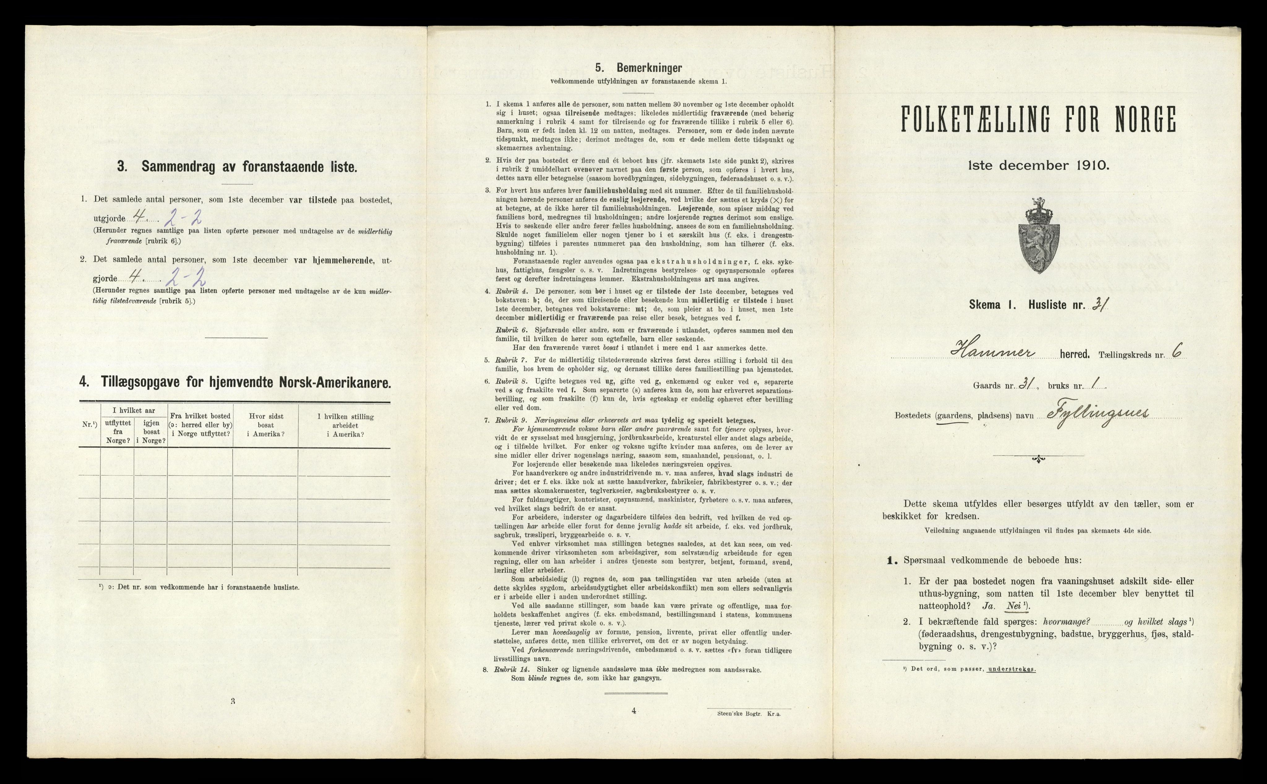 RA, Folketelling 1910 for 1254 Hamre herred, 1910, s. 402