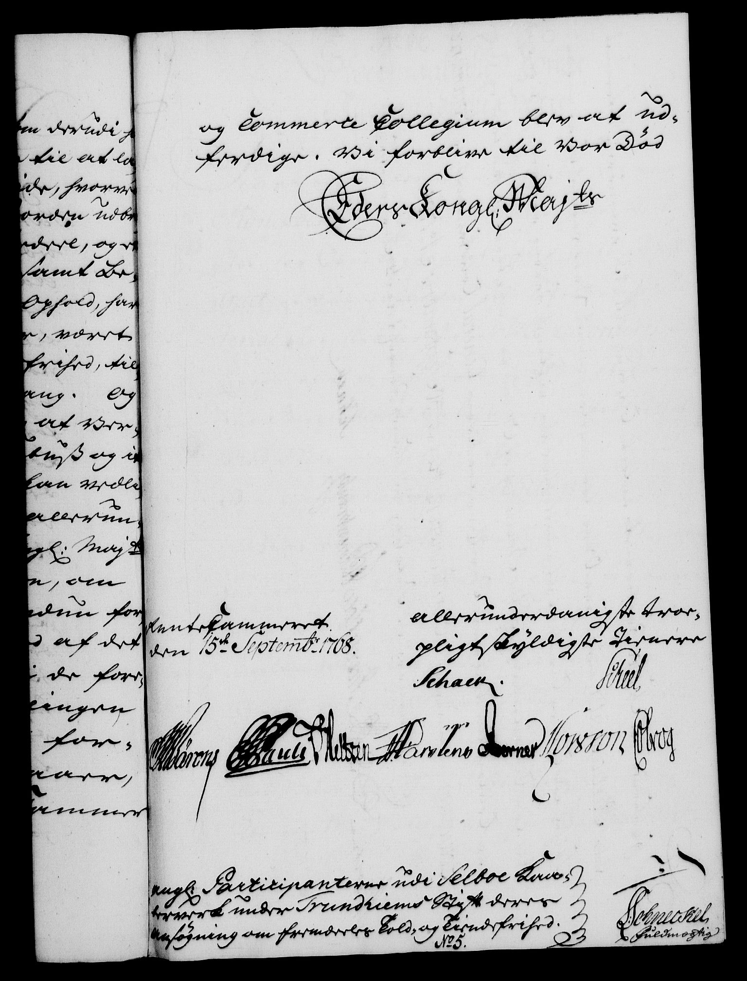 Rentekammeret, Kammerkanselliet, RA/EA-3111/G/Gf/Gfa/L0050: Norsk relasjons- og resolusjonsprotokoll (merket RK 52.50), 1768, s. 295