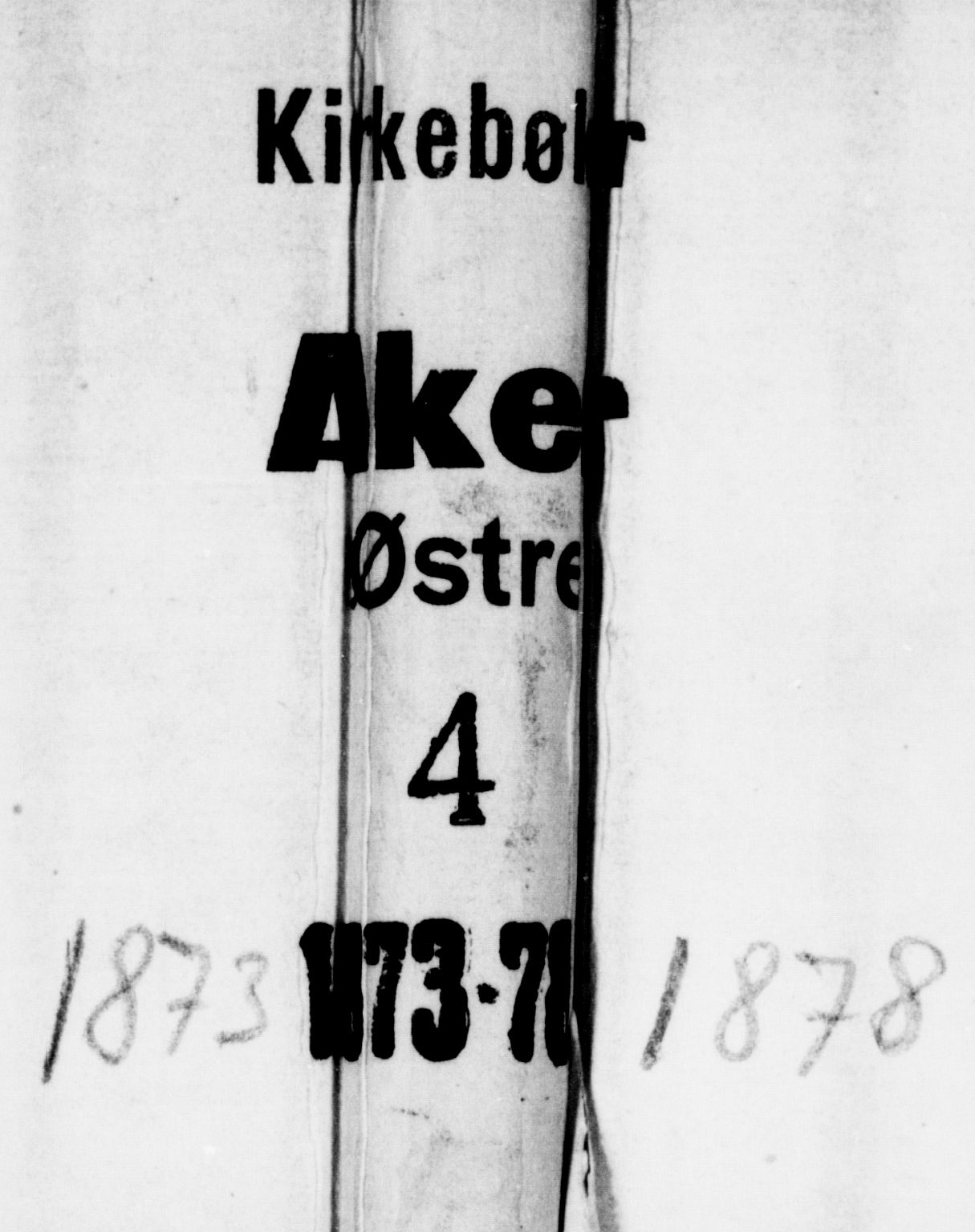 Østre Aker prestekontor Kirkebøker, AV/SAO-A-10840/H/Ha/L0003: Lysningsprotokoll nr. I 3, 1873-1878