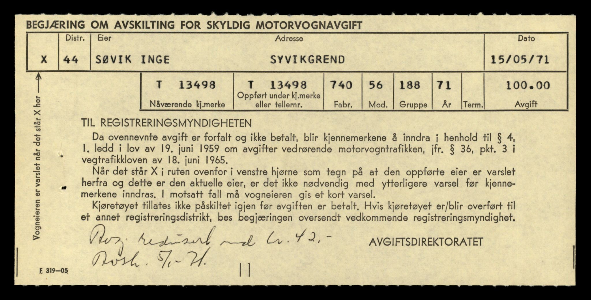 Møre og Romsdal vegkontor - Ålesund trafikkstasjon, AV/SAT-A-4099/F/Fe/L0039: Registreringskort for kjøretøy T 13361 - T 13530, 1927-1998, s. 2425