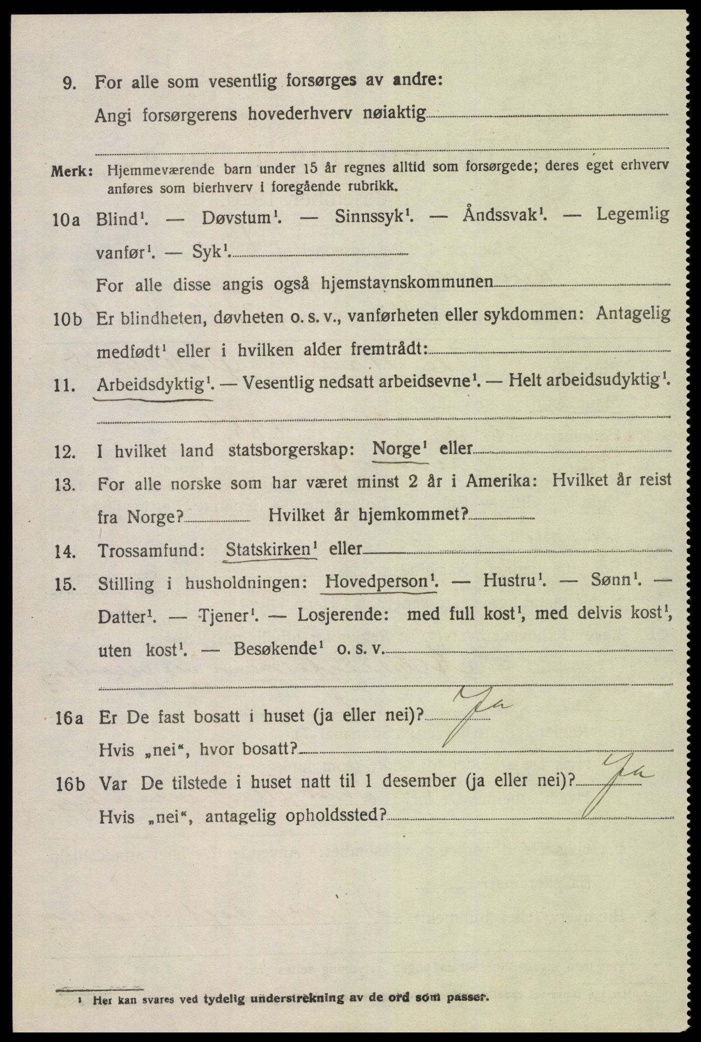 SAK, Folketelling 1920 for 0924 Landvik herred, 1920, s. 3327