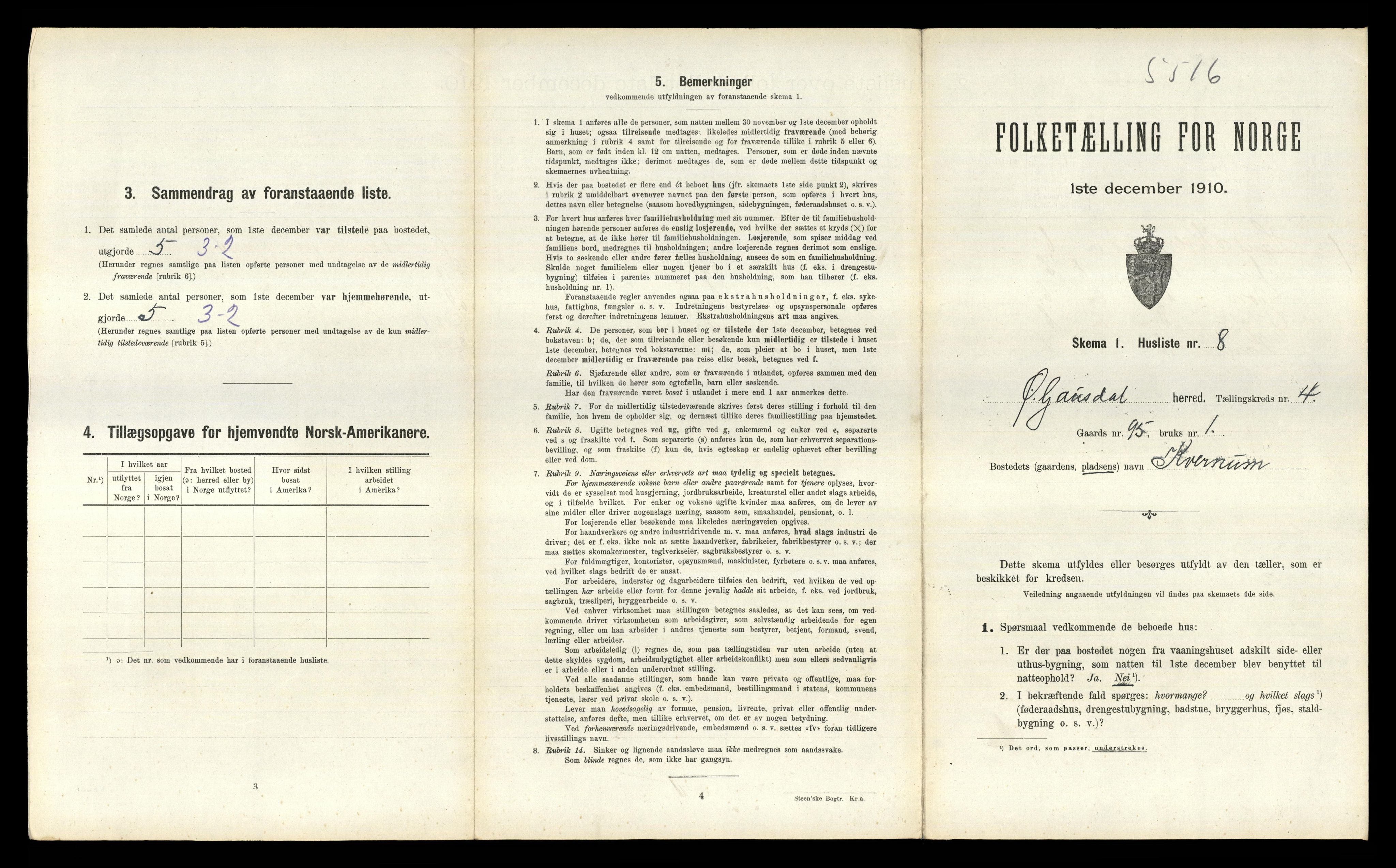 RA, Folketelling 1910 for 0522 Østre Gausdal herred, 1910, s. 664