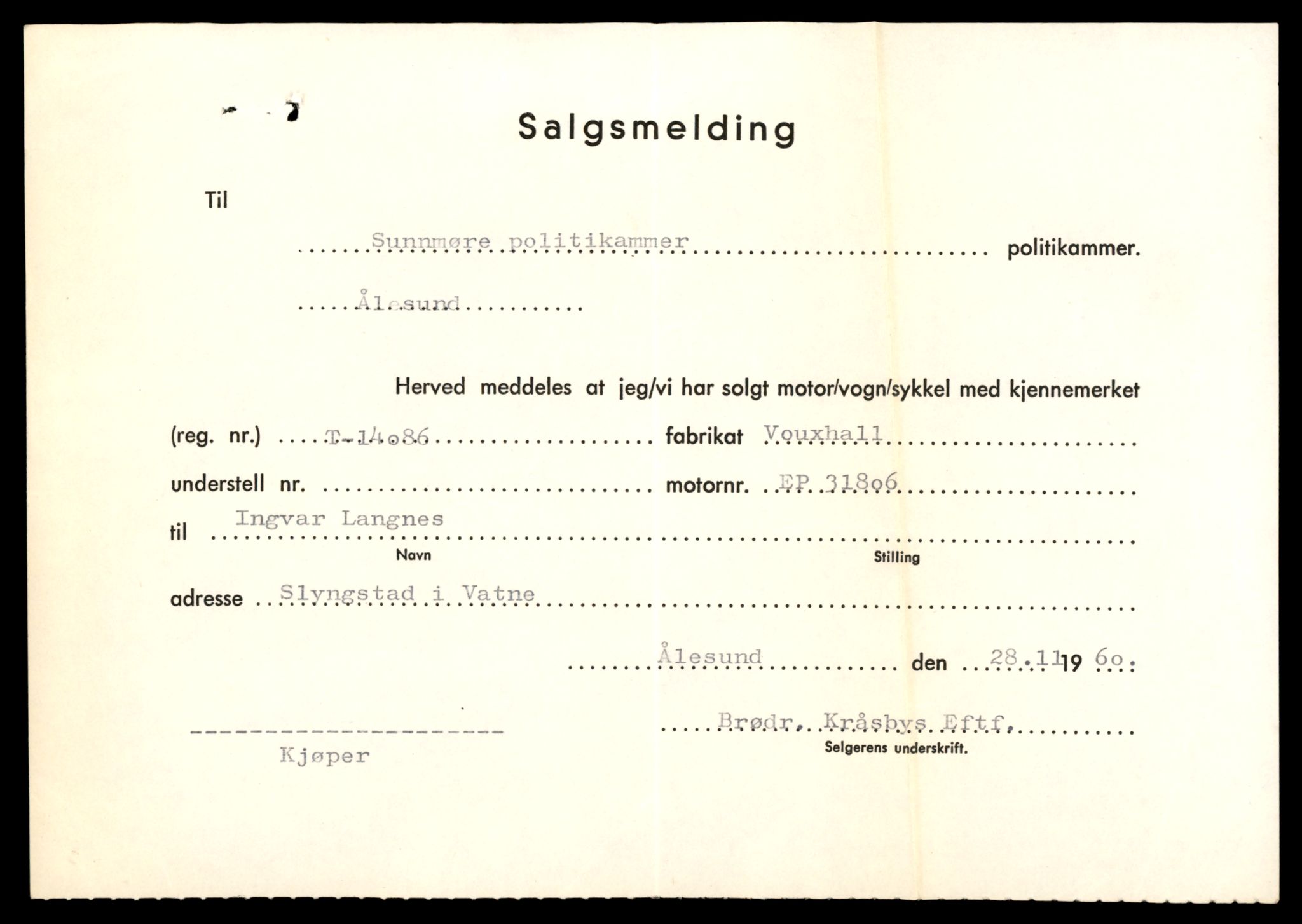 Møre og Romsdal vegkontor - Ålesund trafikkstasjon, AV/SAT-A-4099/F/Fe/L0043: Registreringskort for kjøretøy T 14080 - T 14204, 1927-1998, s. 163