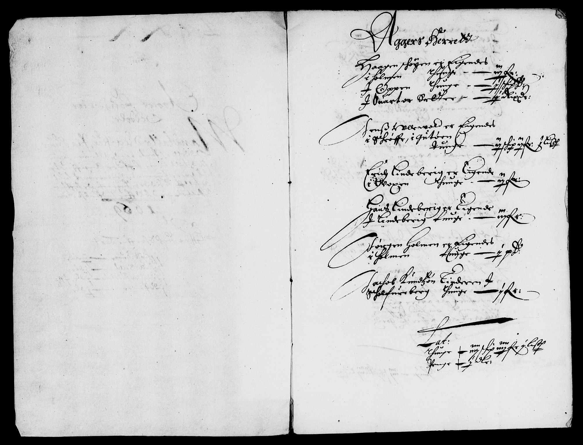 Rentekammeret inntil 1814, Reviderte regnskaper, Lensregnskaper, AV/RA-EA-5023/R/Rb/Rba/L0257: Akershus len, 1660-1661