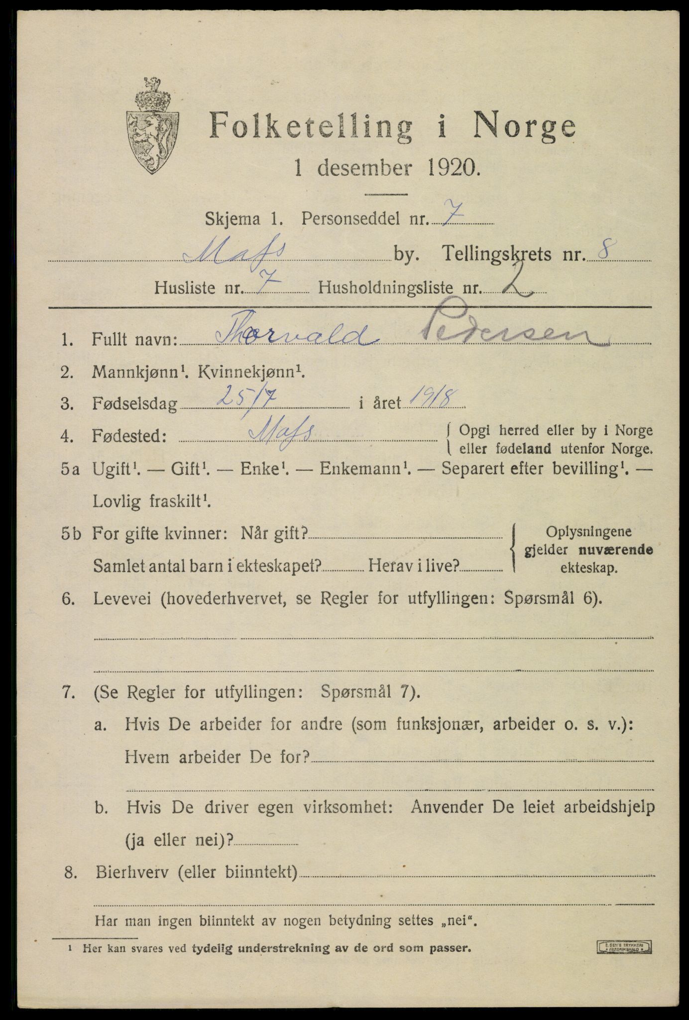 SAO, Folketelling 1920 for 0104 Moss kjøpstad, 1920, s. 21965