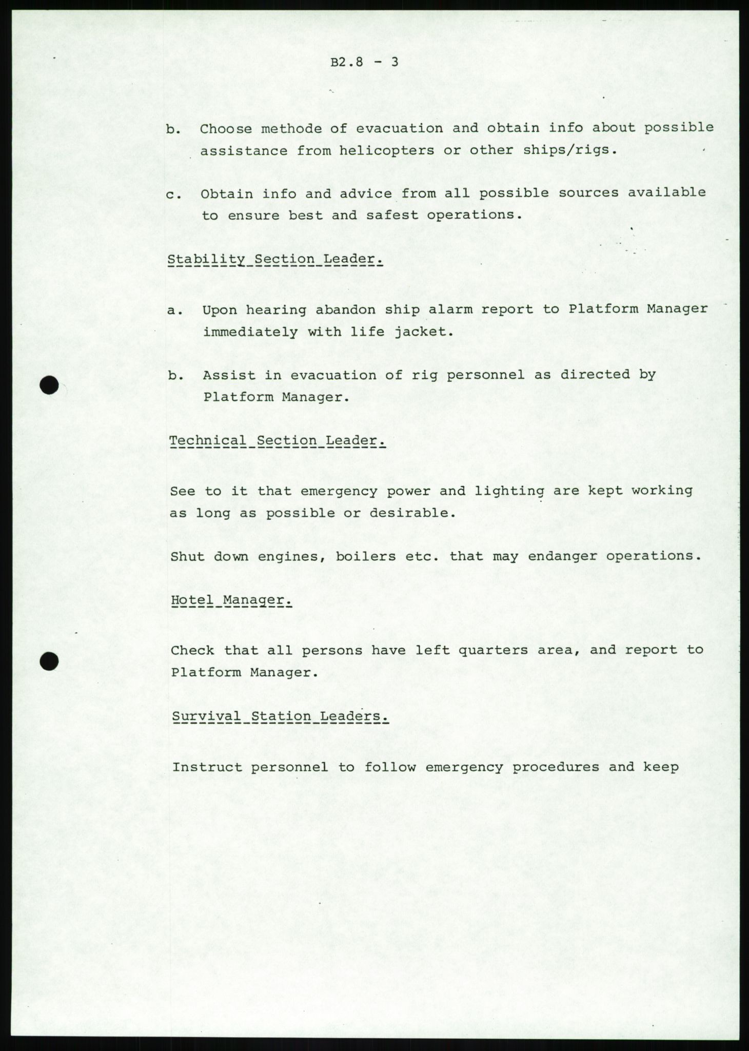Justisdepartementet, Granskningskommisjonen ved Alexander Kielland-ulykken 27.3.1980, AV/RA-S-1165/D/L0016: O Beredskapsplaner (Doku.liste + O1-O3 av 3), 1980-1981, s. 378