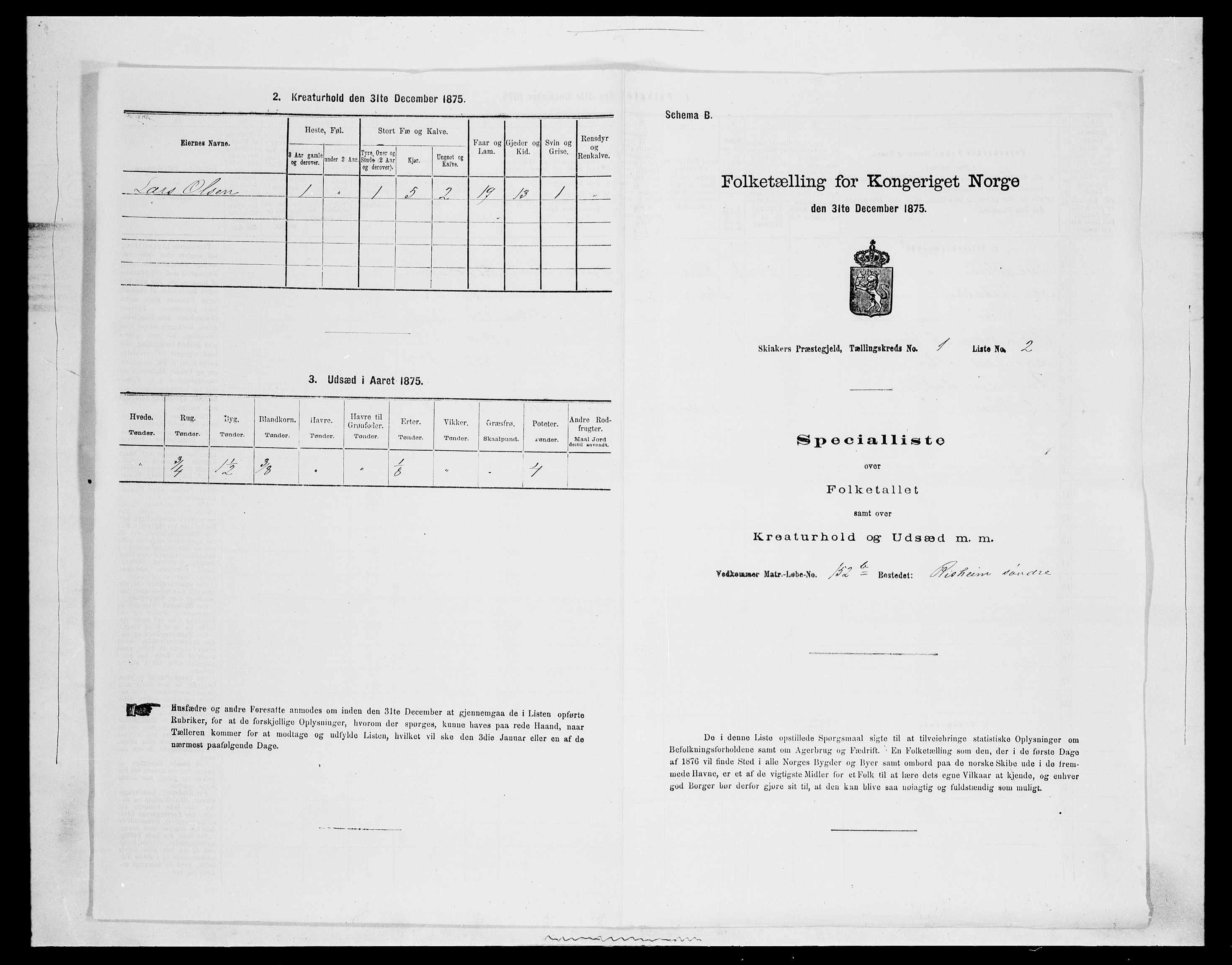 SAH, Folketelling 1875 for 0513P Skjåk prestegjeld, 1875, s. 59