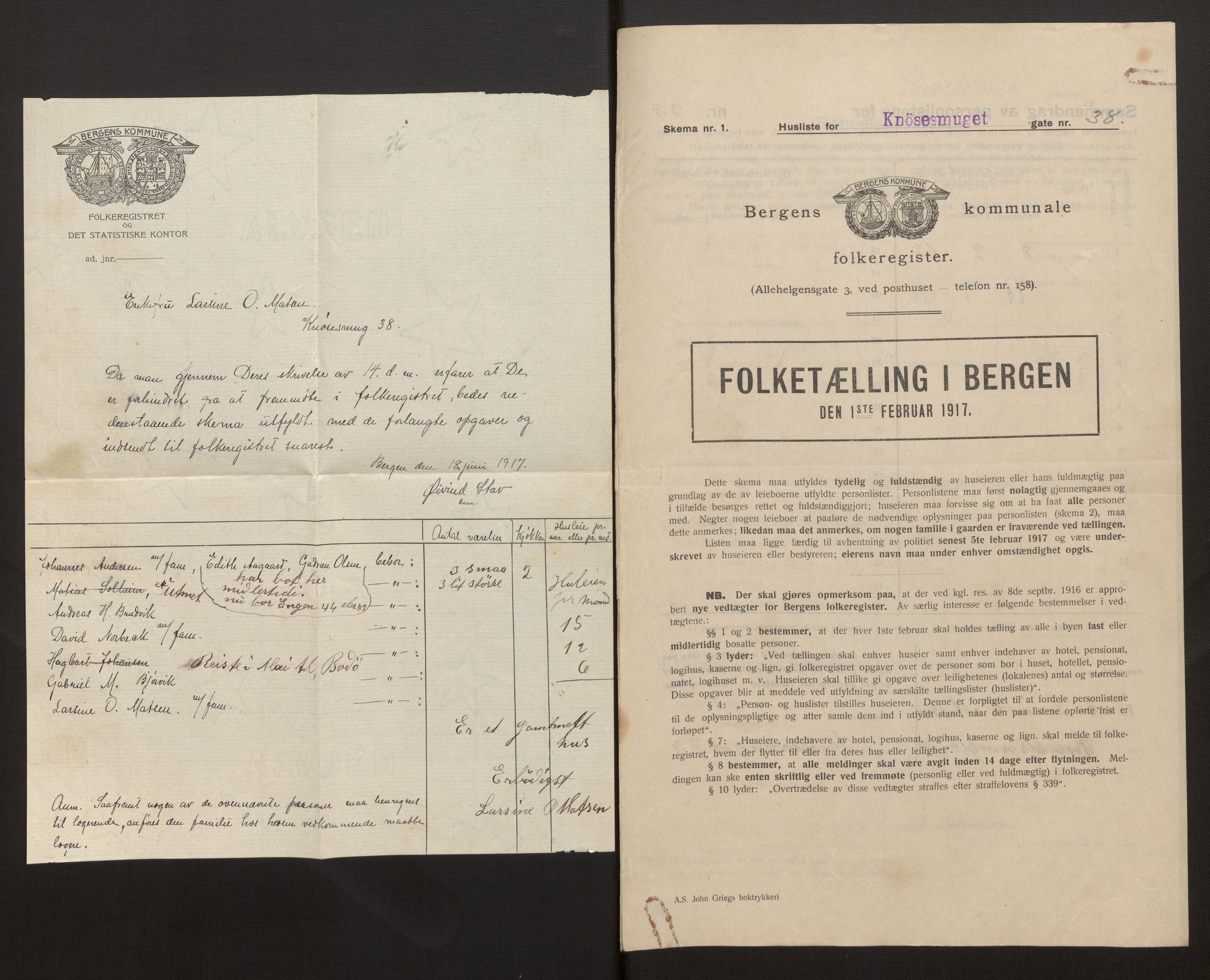SAB, Kommunal folketelling 1917 for Bergen kjøpstad, 1917, s. 18834