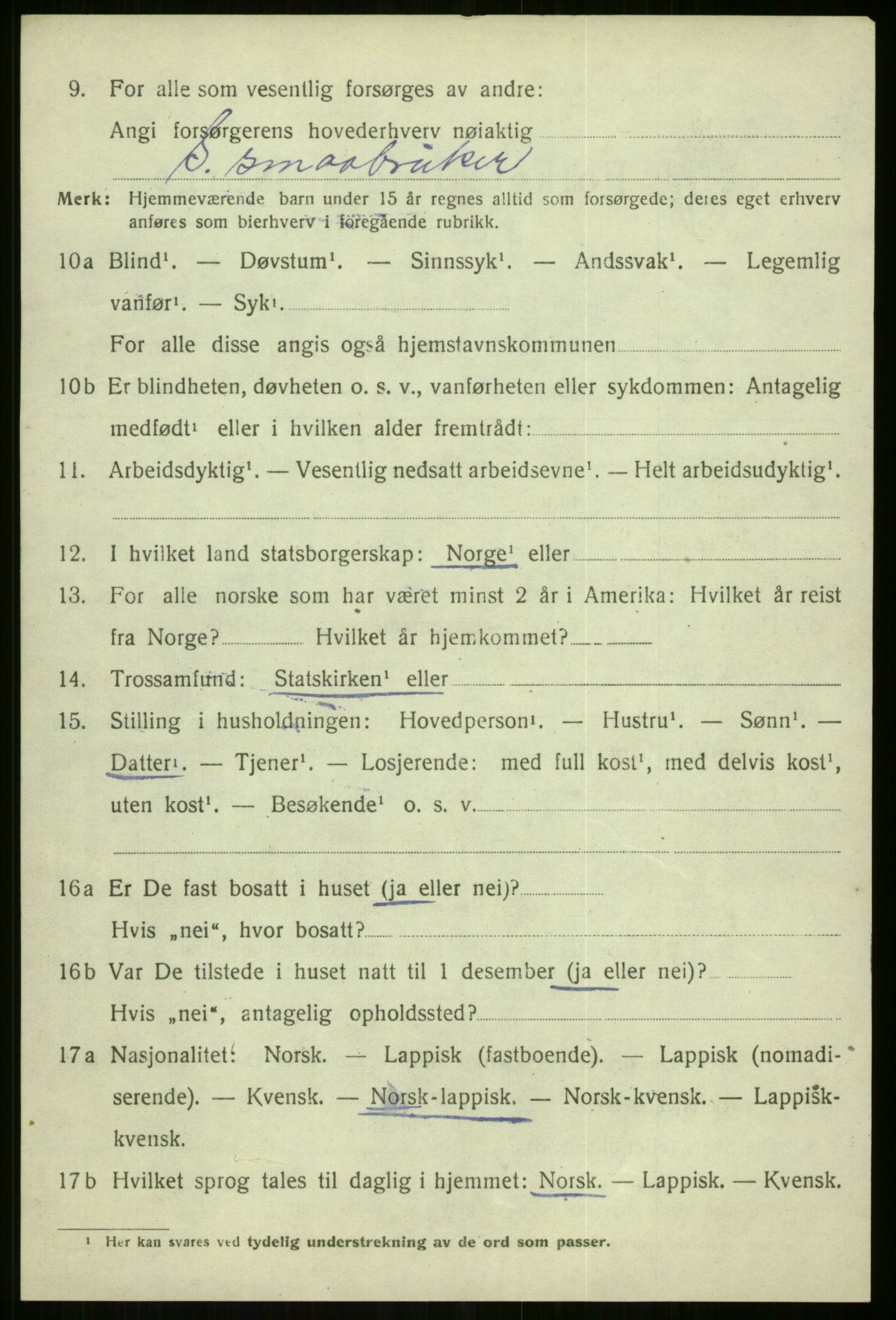 SATØ, Folketelling 1920 for 1937 Sørfjord herred, 1920, s. 2429