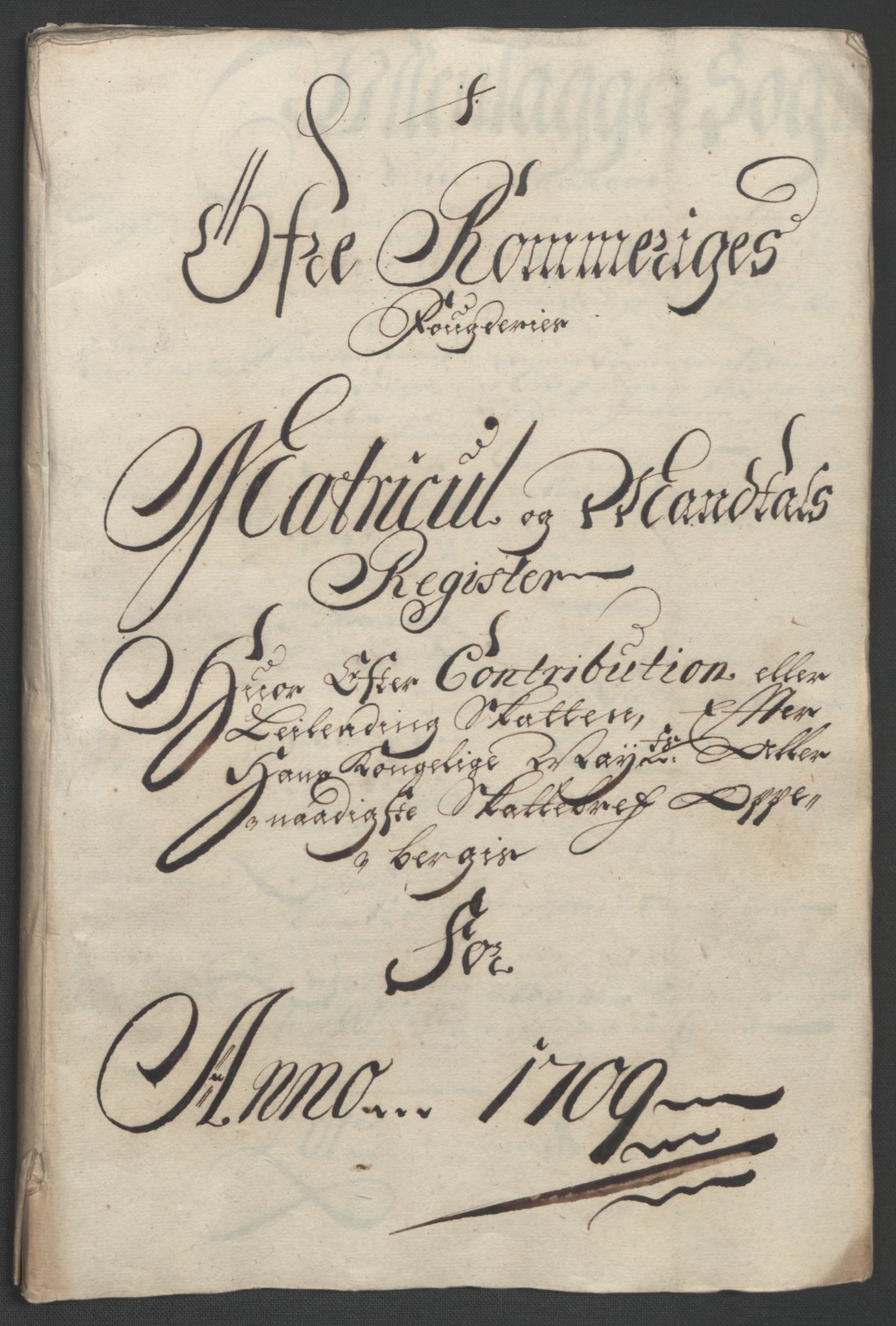 Rentekammeret inntil 1814, Reviderte regnskaper, Fogderegnskap, AV/RA-EA-4092/R12/L0719: Fogderegnskap Øvre Romerike, 1708-1709, s. 237