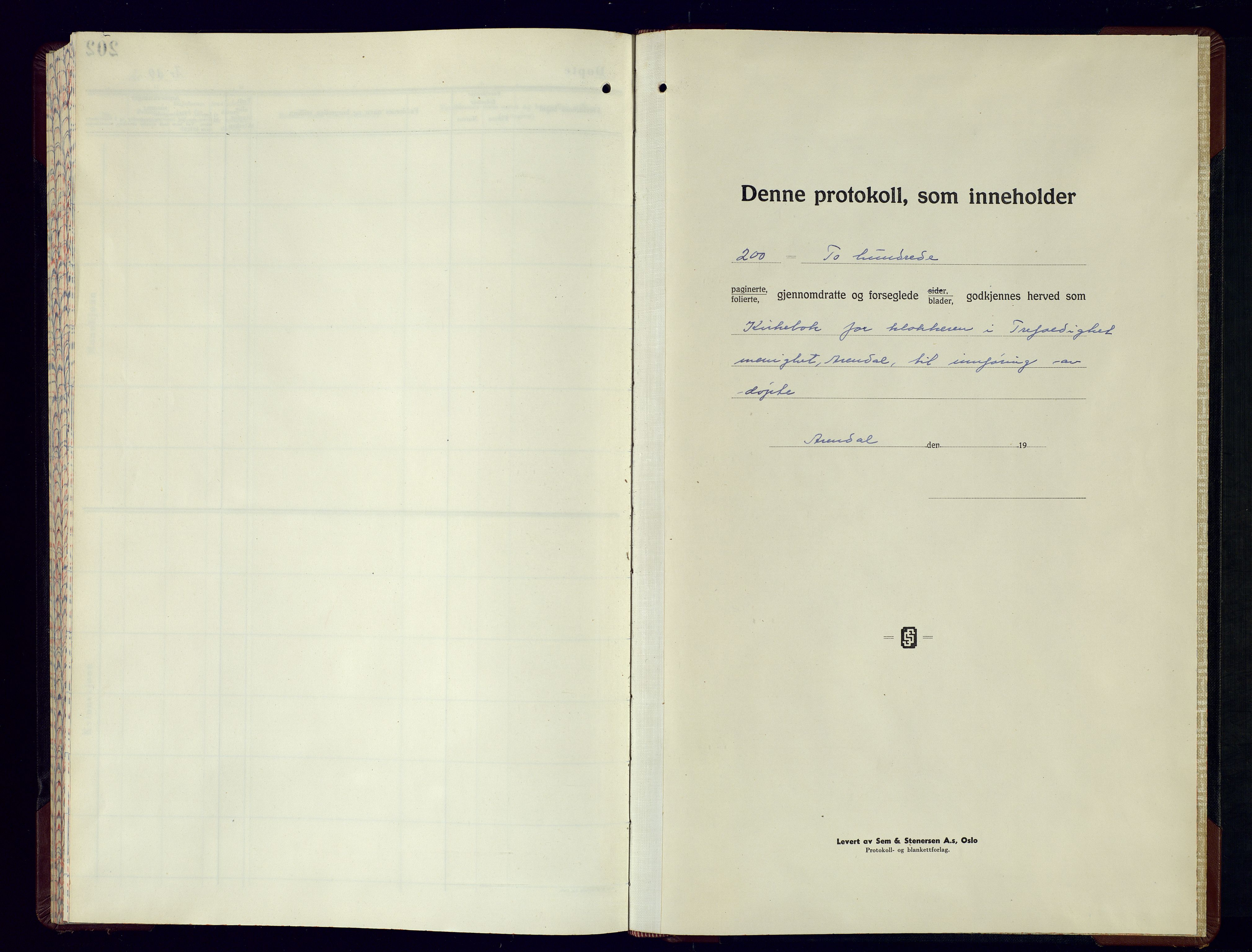 Arendal sokneprestkontor, Trefoldighet, AV/SAK-1111-0040/F/Fb/L0011: Klokkerbok nr. B-11, 1959-1966