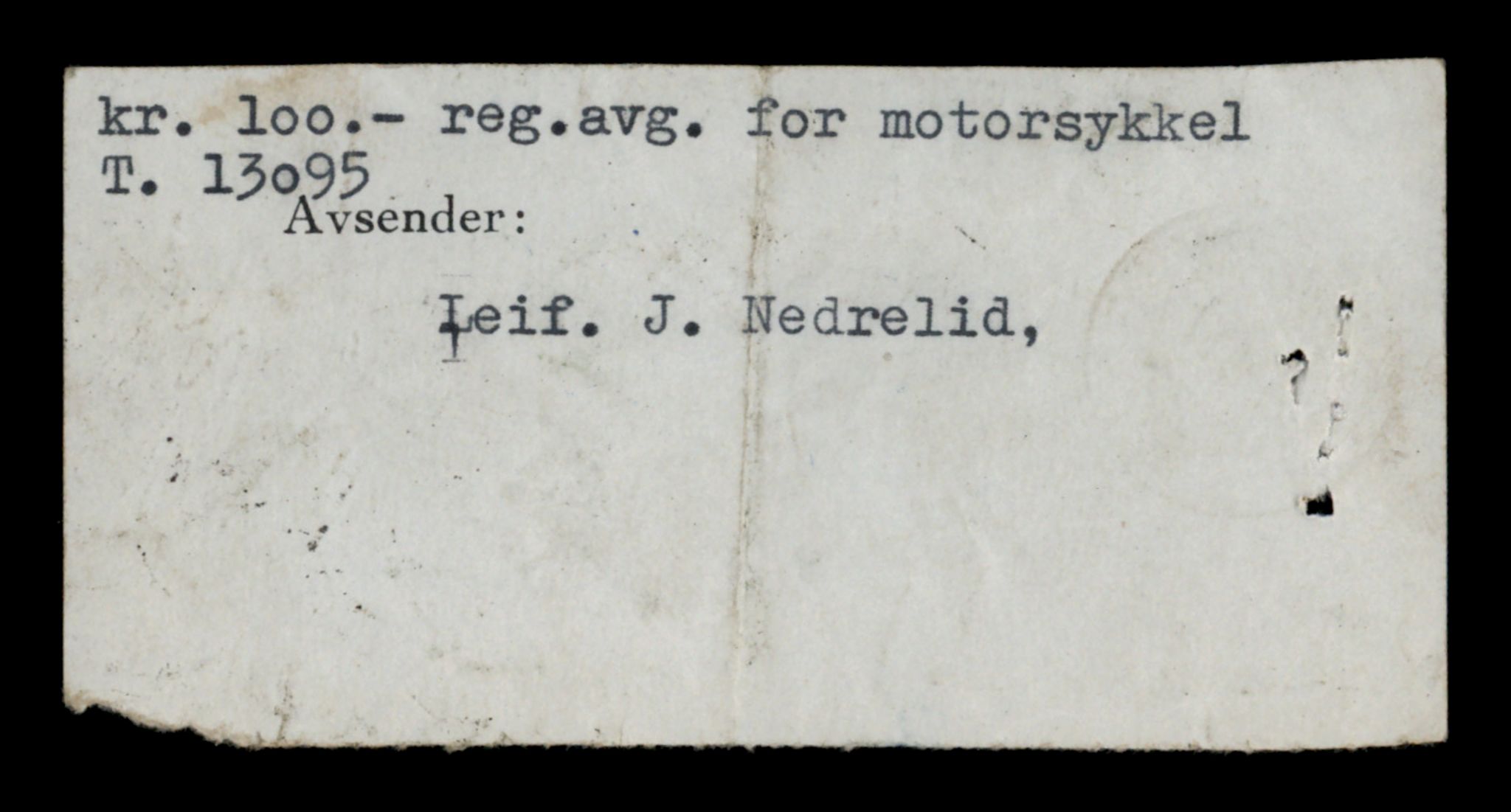 Møre og Romsdal vegkontor - Ålesund trafikkstasjon, AV/SAT-A-4099/F/Fe/L0037: Registreringskort for kjøretøy T 13031 - T 13179, 1927-1998, s. 1327