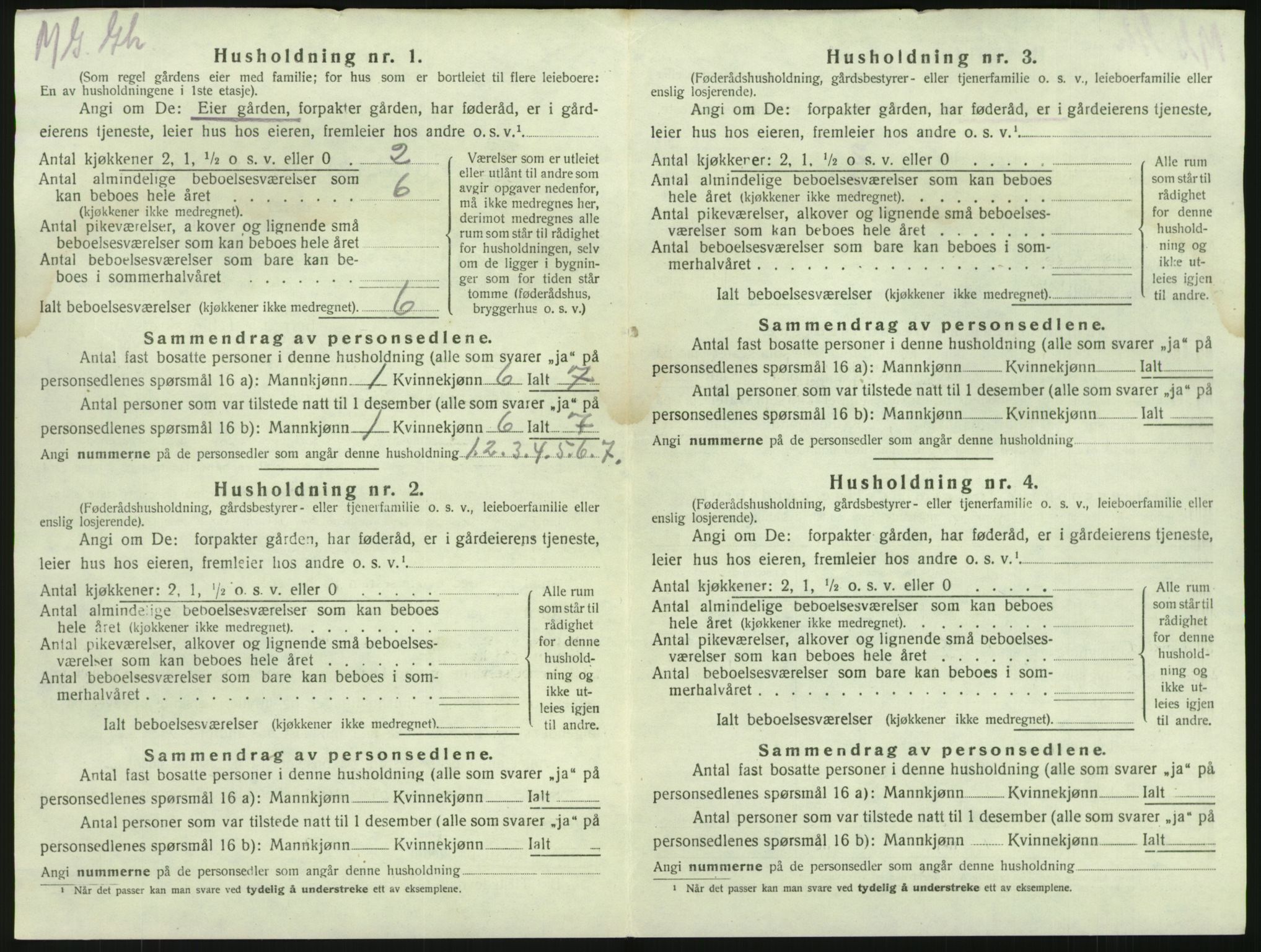 SAKO, Folketelling 1920 for 0726 Brunlanes herred, 1920, s. 942
