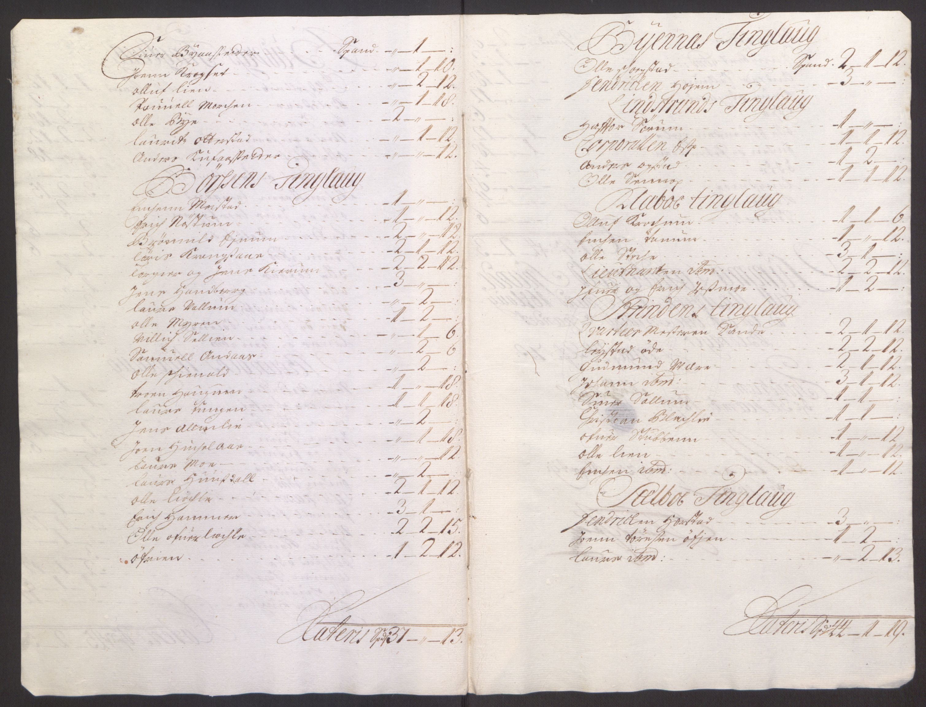 Rentekammeret inntil 1814, Reviderte regnskaper, Fogderegnskap, RA/EA-4092/R61/L4104: Fogderegnskap Strinda og Selbu, 1693-1694, s. 125