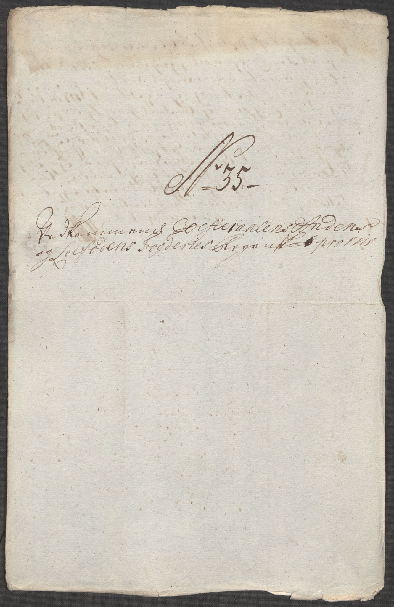 Rentekammeret inntil 1814, Reviderte regnskaper, Fogderegnskap, AV/RA-EA-4092/R67/L4684: Fogderegnskap Vesterålen, Andenes og Lofoten, 1718, s. 277