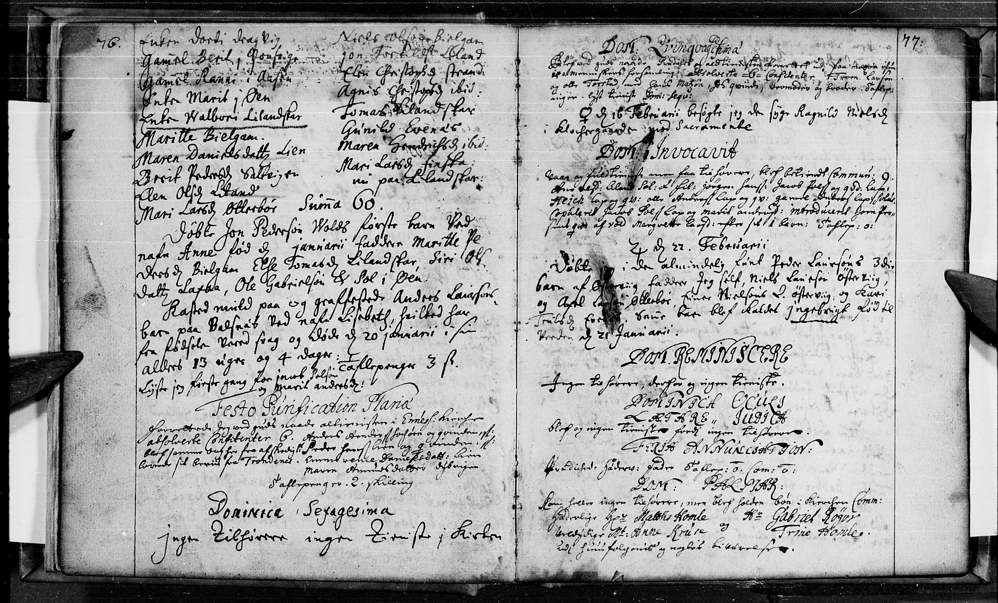 Ministerialprotokoller, klokkerbøker og fødselsregistre - Nordland, AV/SAT-A-1459/863/L0889: Ministerialbok nr. 863A01, 1699-1711, s. 76-77