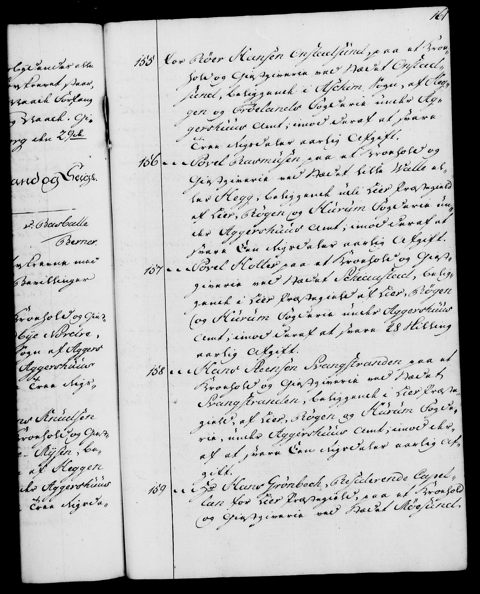 Rentekammeret, Kammerkanselliet, RA/EA-3111/G/Gg/Gga/L0007: Norsk ekspedisjonsprotokoll med register (merket RK 53.7), 1759-1768, s. 161