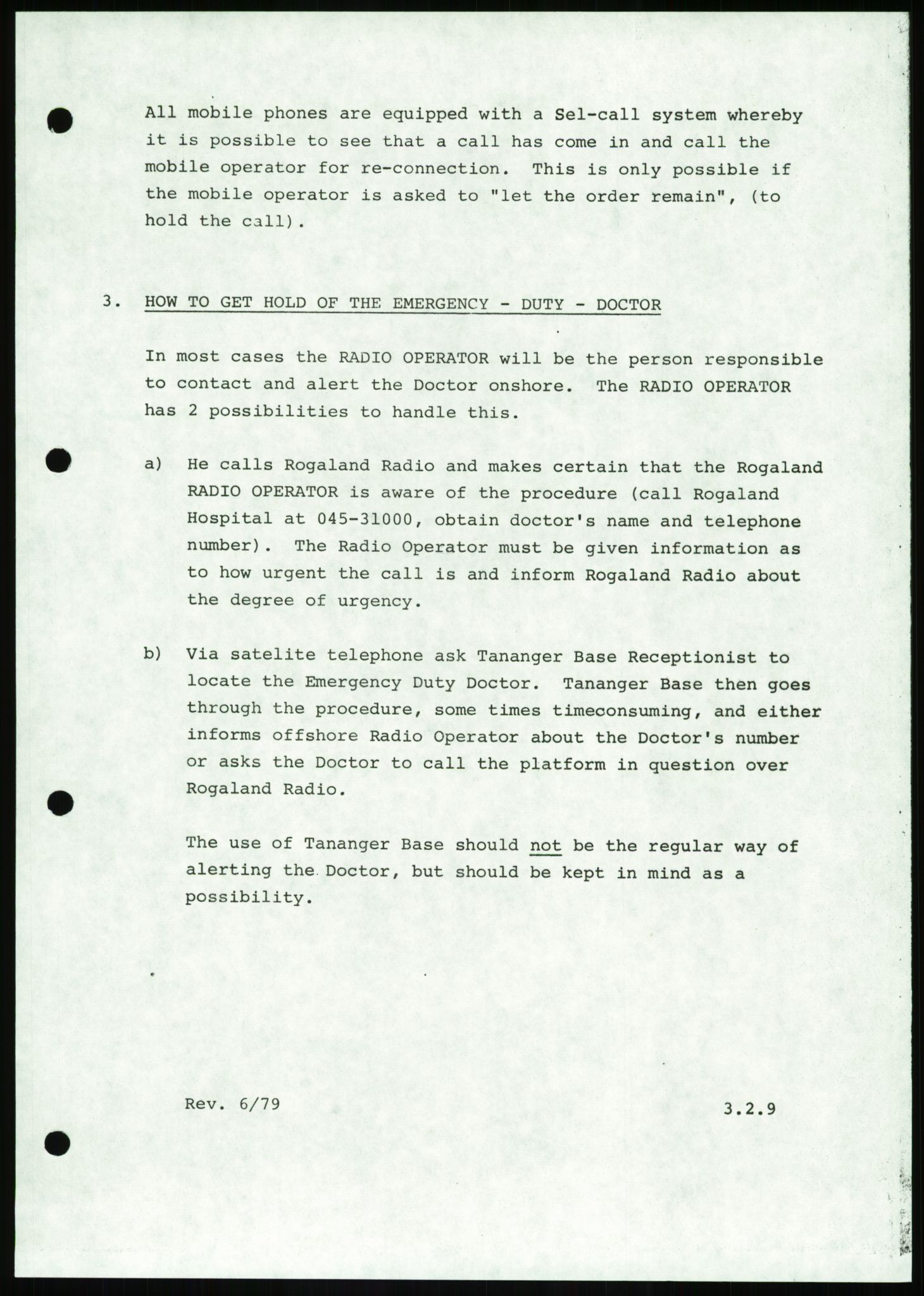 Justisdepartementet, Granskningskommisjonen ved Alexander Kielland-ulykken 27.3.1980, AV/RA-S-1165/D/L0016: O Beredskapsplaner (Doku.liste + O1-O3 av 3), 1980-1981, s. 109
